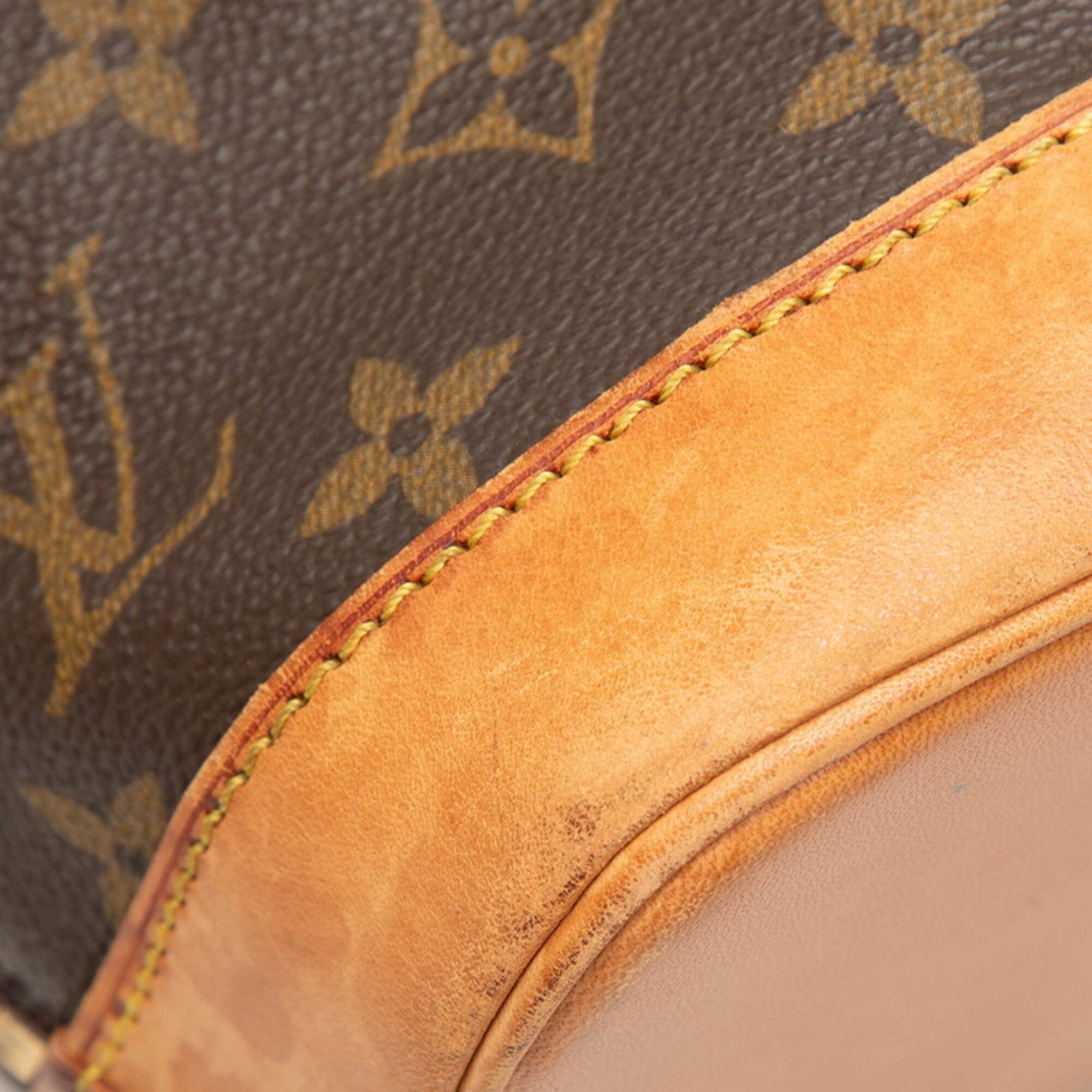 Louis Vuitton Brown Pvc Leather Handbag (Pre-Owned)