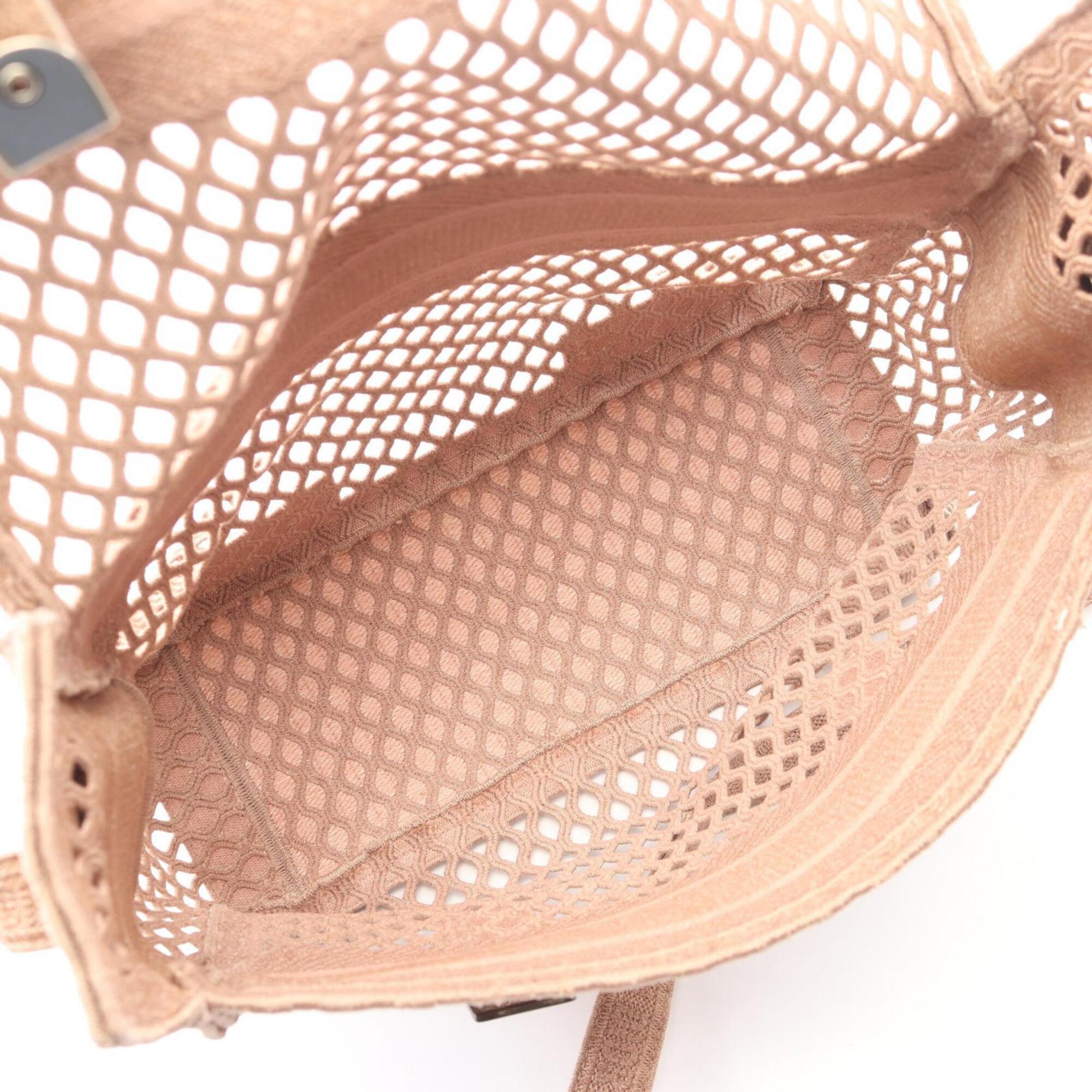 Christian Dior Pink Canvas Handbag Messenger Bag Shoulder Bag (Pre-Owned)