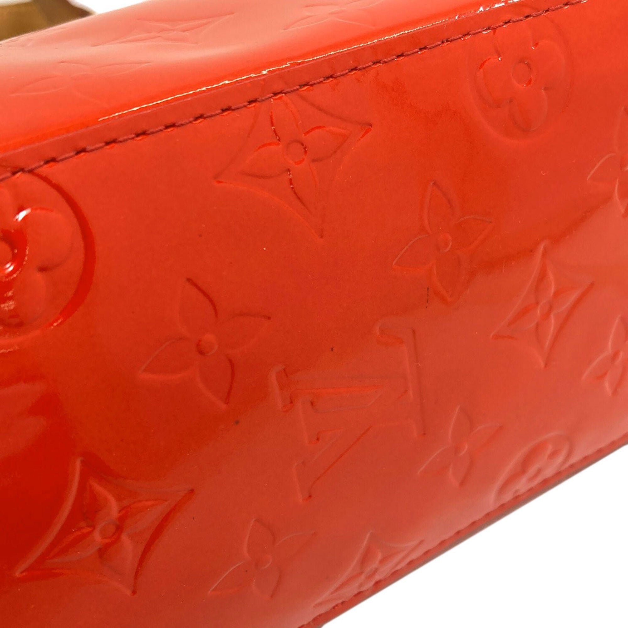 Louis Vuitton Vernis Red Color Vernis Handbag (Pre-Owned)