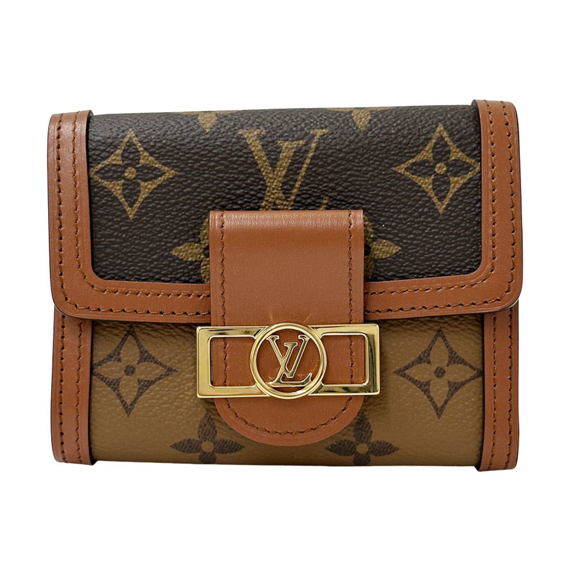 Louis Vuitton Monogram Reverse Monogram Reverse Wallet (Tri-Fold) (Pre-Owned)