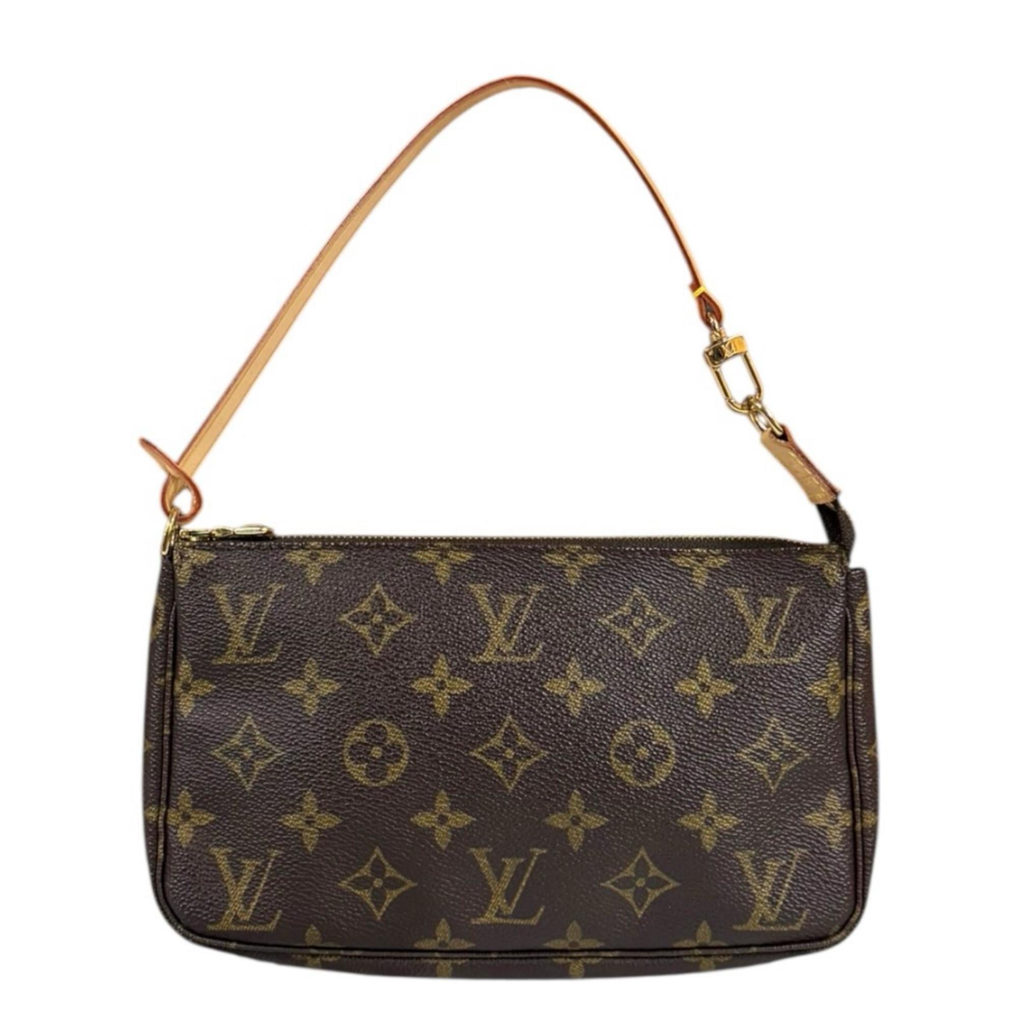 Louis Vuitton Brown Monogram Canvas Handbag (Pre-Owned)