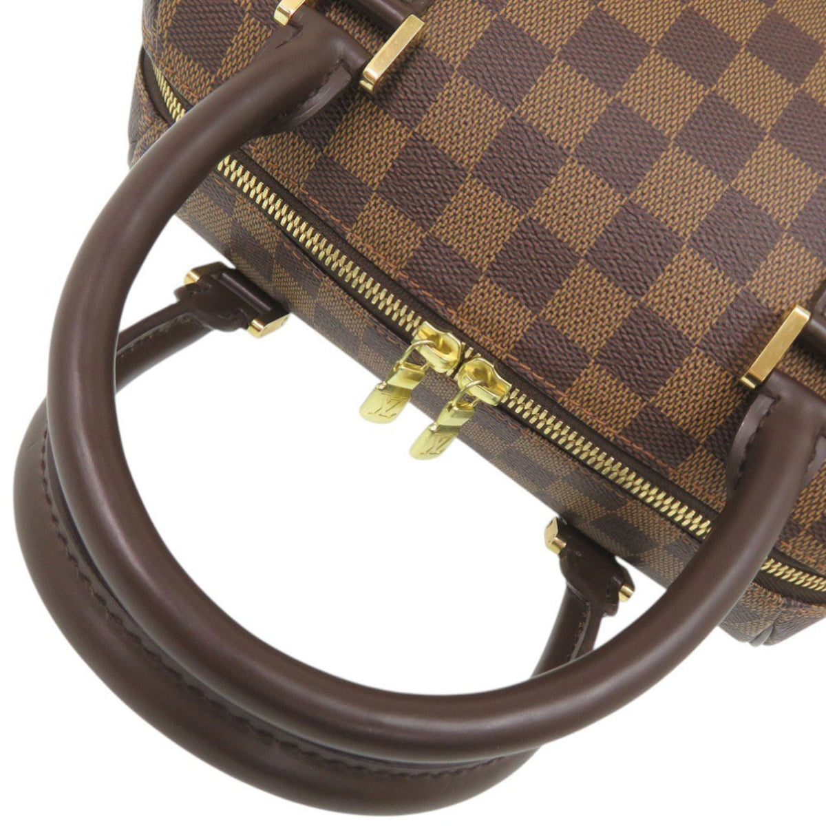 Louis Vuitton Damier Canvas Ebene Damier Canvas Handbag (Pre-Owned)