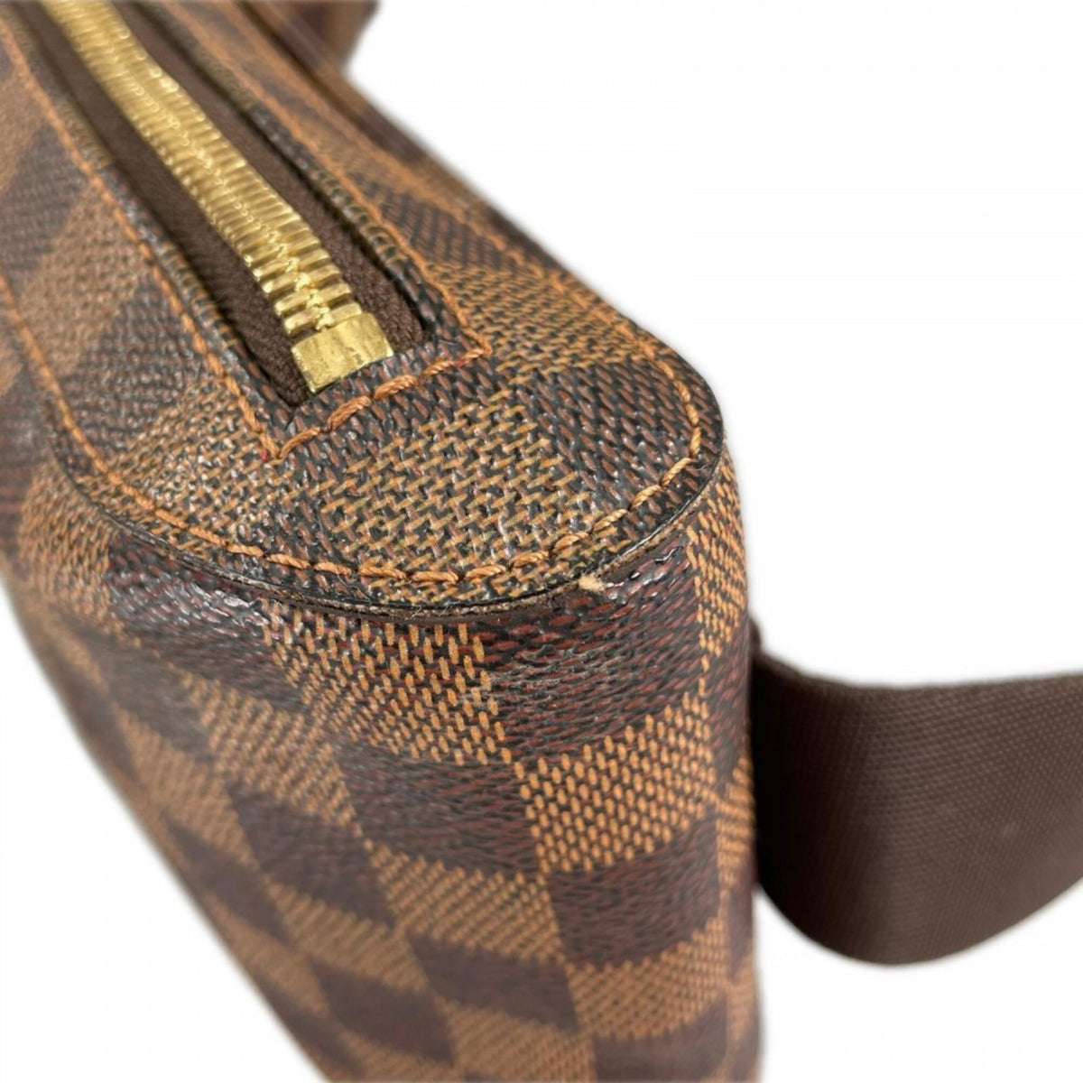 Louis Vuitton Damier Brown Damier Canvas Sling Bag (Pre-Owned)