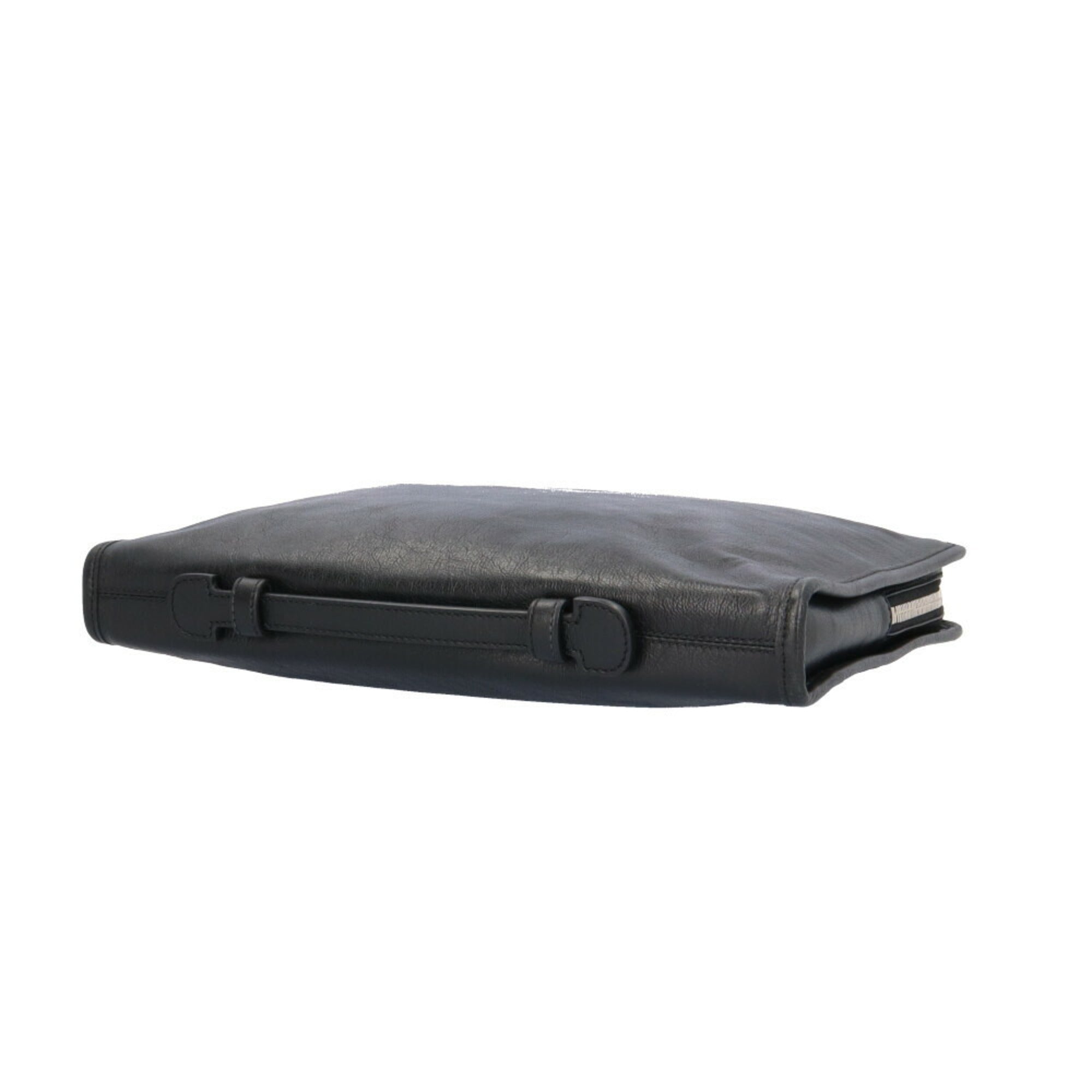 Gucci Daily Black Leather Clutch Bag (Pre-Owned)