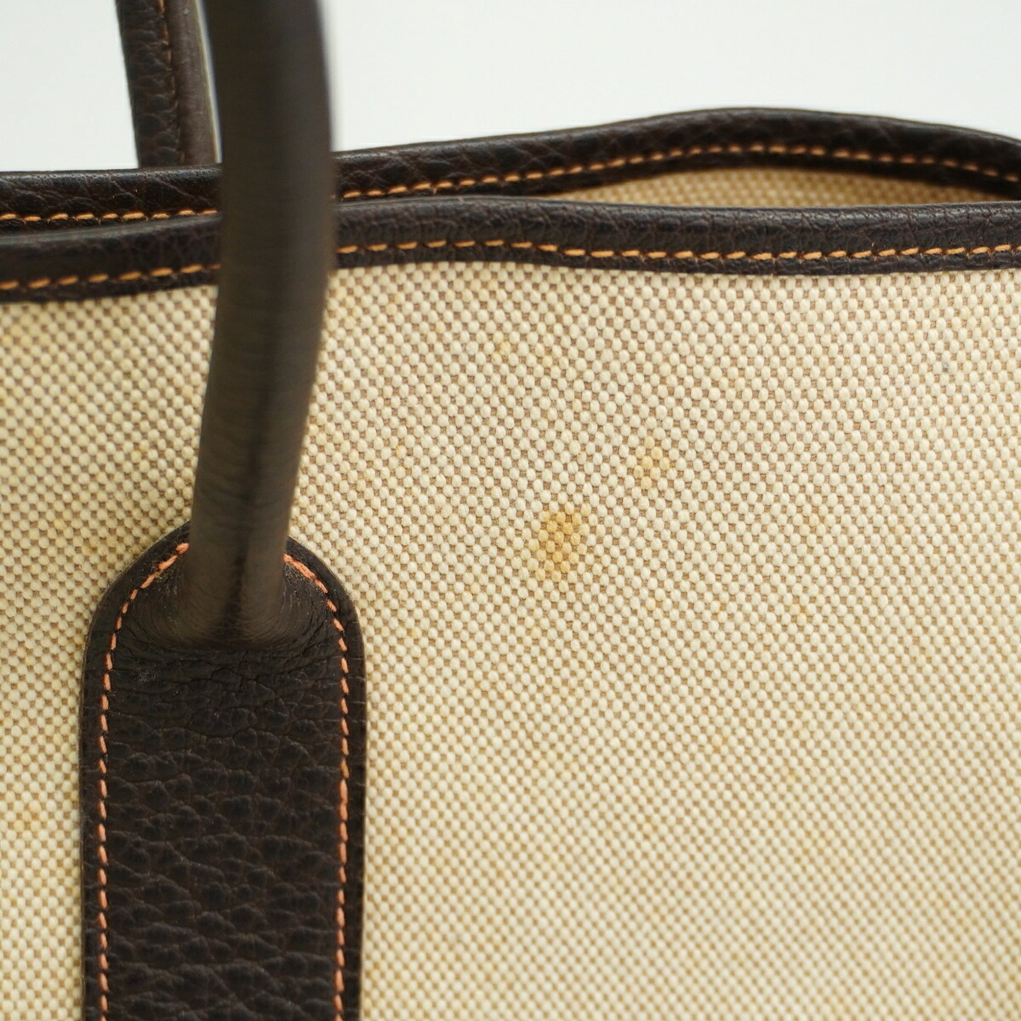 Hermes Marron Natural Toile H Tote Bag (Pre-Owned)