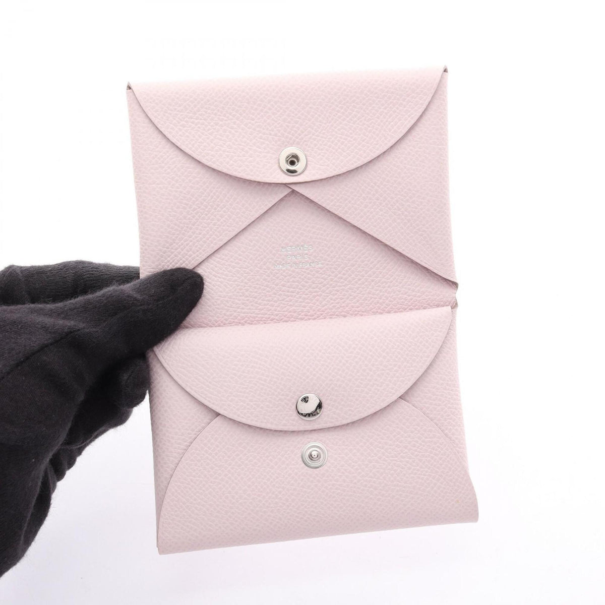 Hermes Pink Epsom Leather Coin Purse/Coin Case (Pre-Owned)
