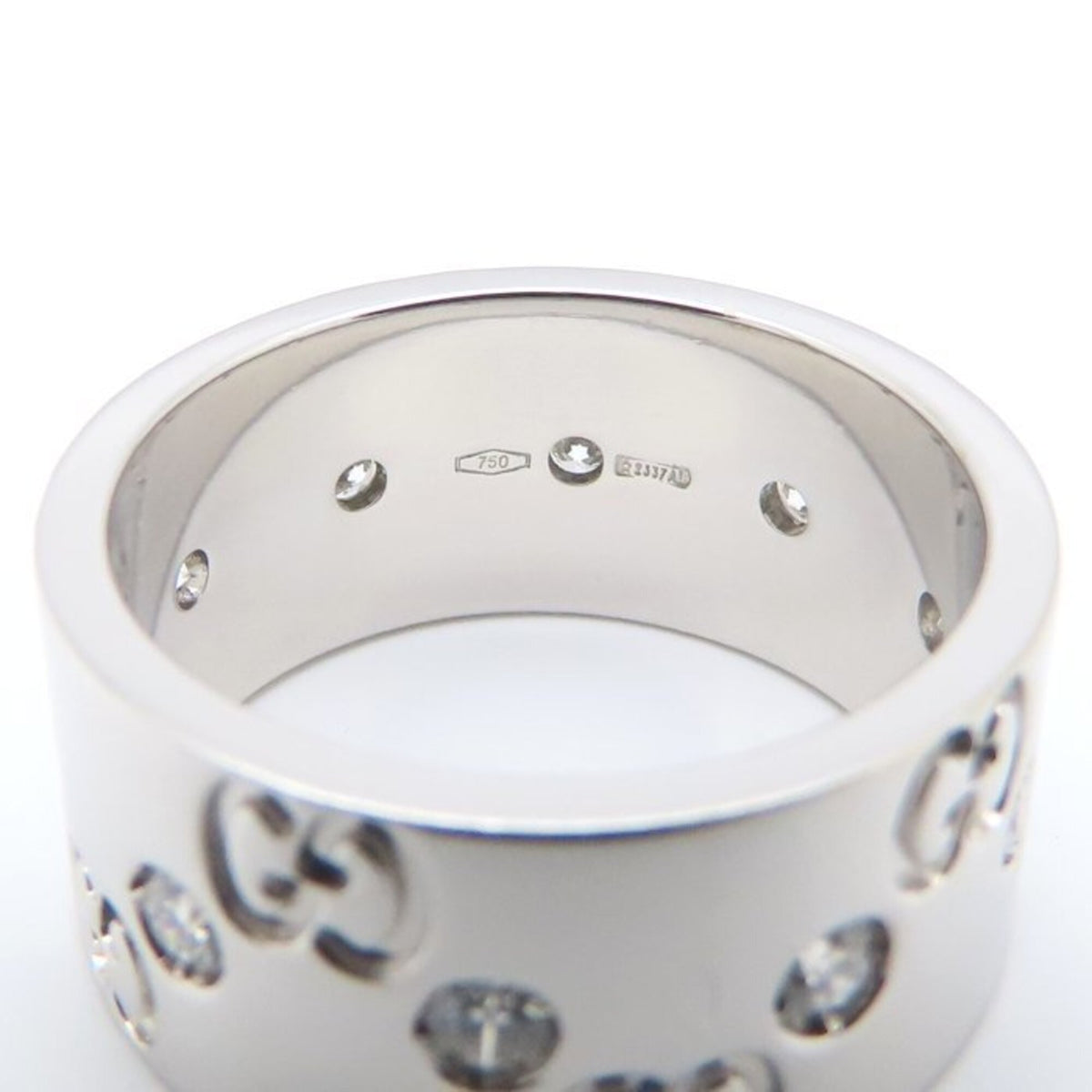 Gucci White Gold (18K) Band Ring (Pre-Owned)