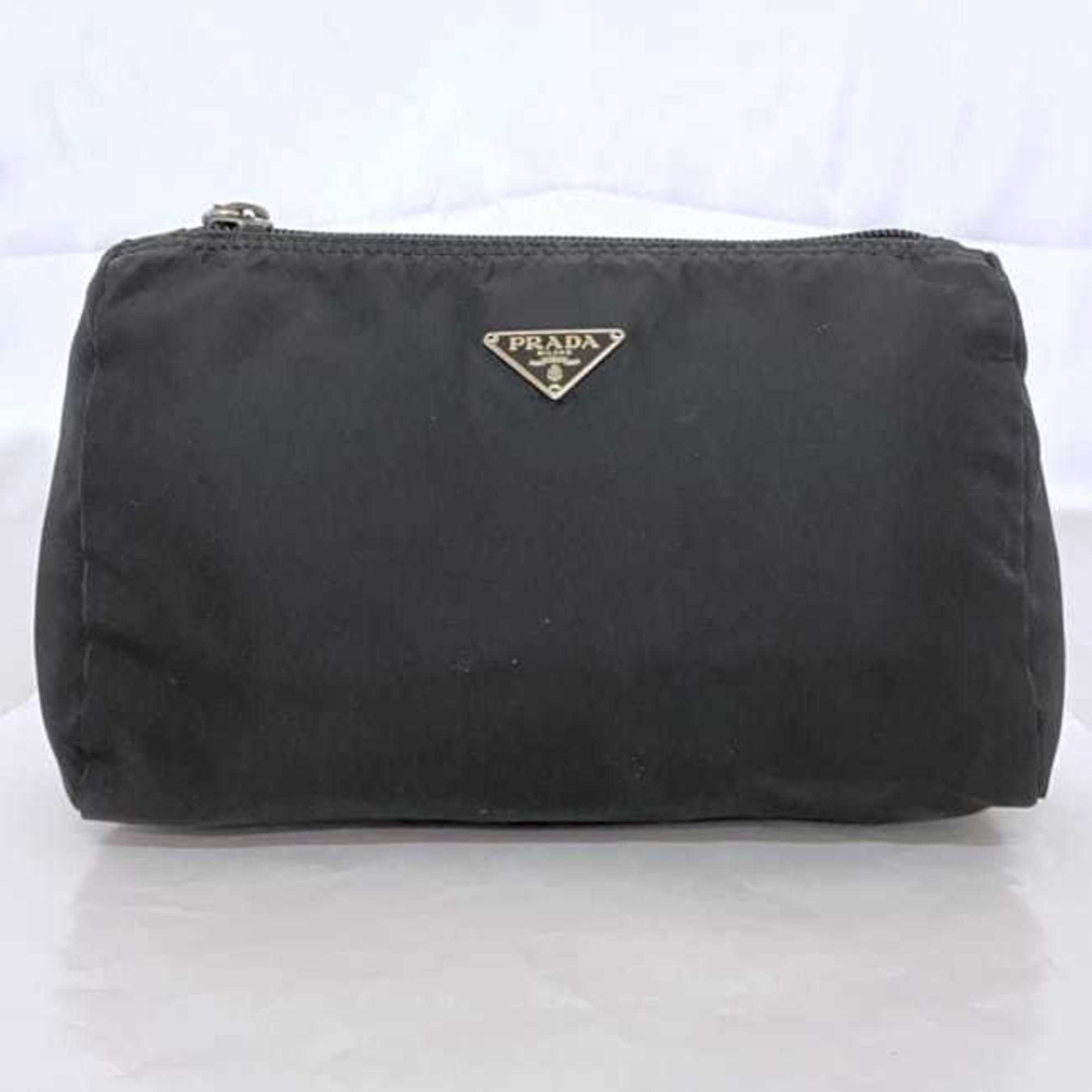 Prada Black Nero Nylon Pouch (Pre-Owned)
