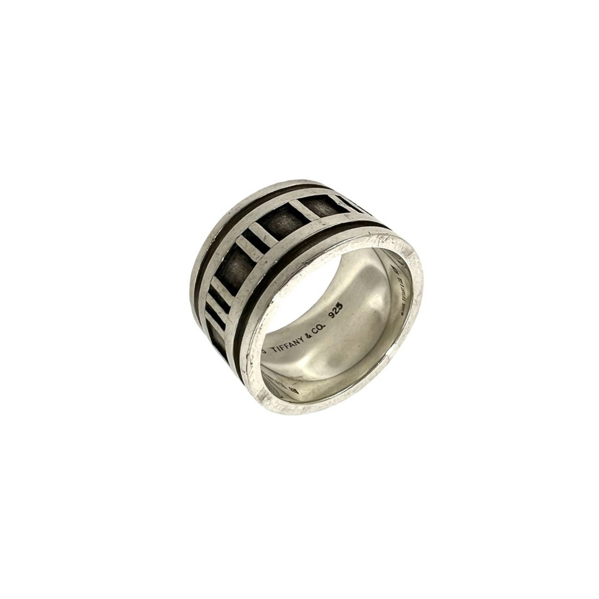 Tiffany Silver Silver 925 Band Ring (Pre-Owned)