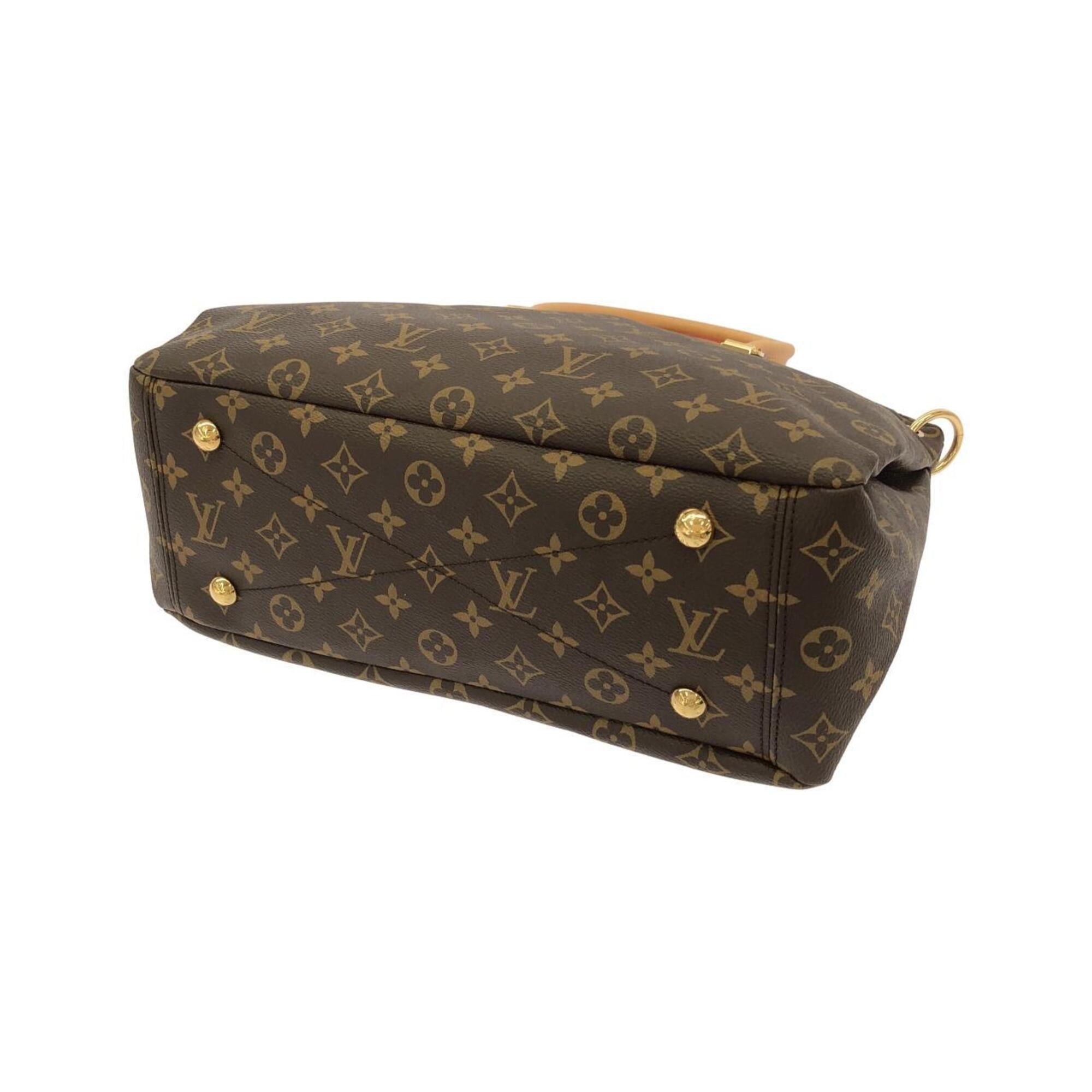 Louis Vuitton Brown Coated Canvas Handbag (Pre-Owned)