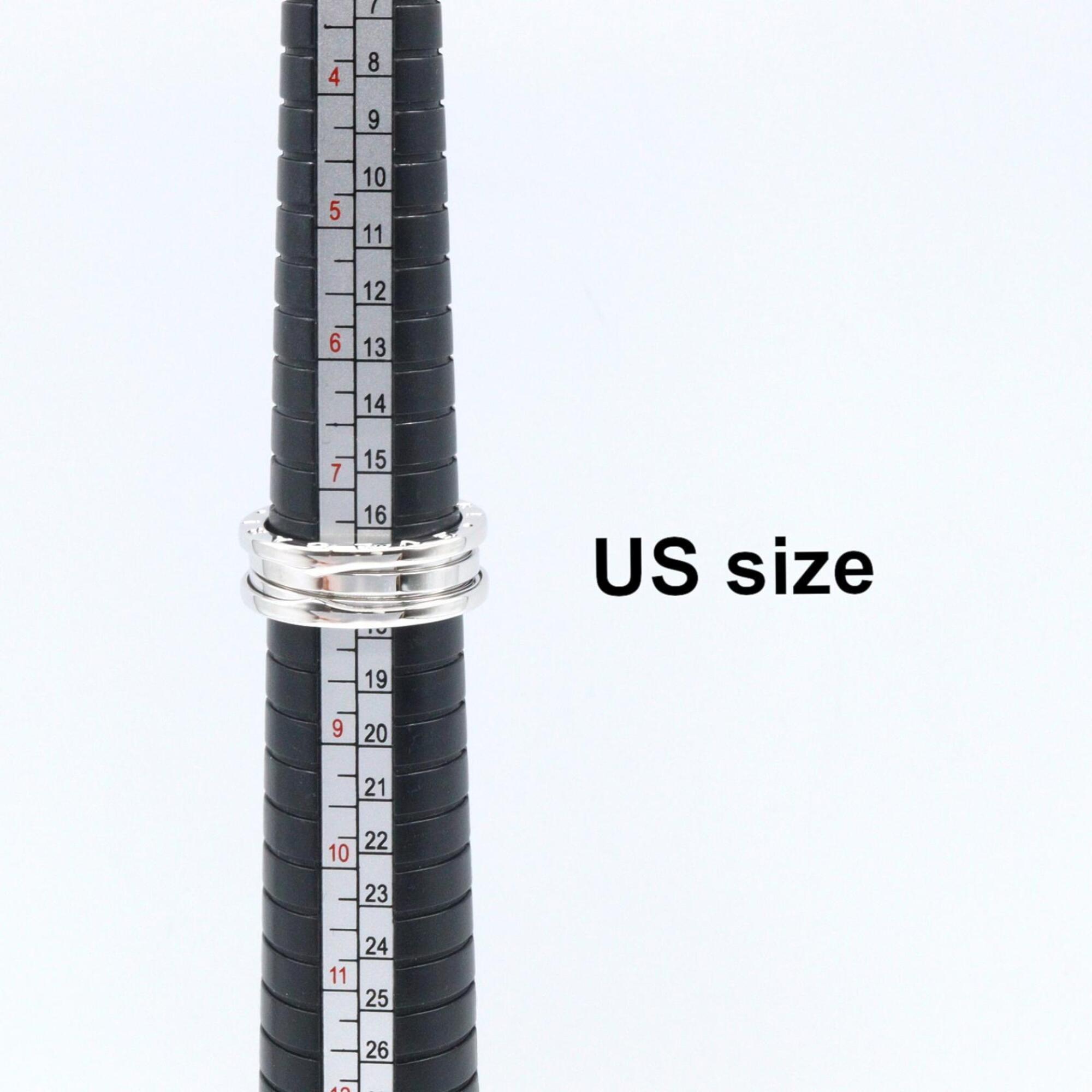 Bvlgari Silver White Gold (18K) Band Ring (Pre-Owned)