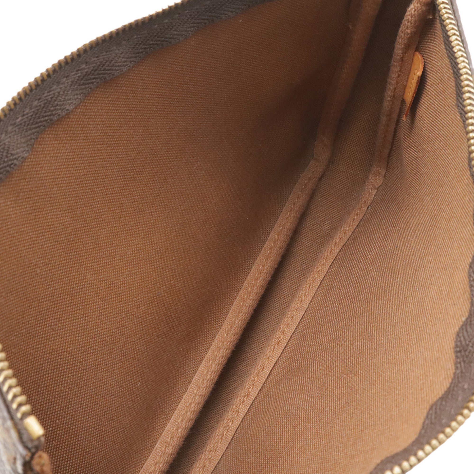 Louis Vuitton Brown Monogram Canvas Handbag Pochette Pouch (Pre-Owned)