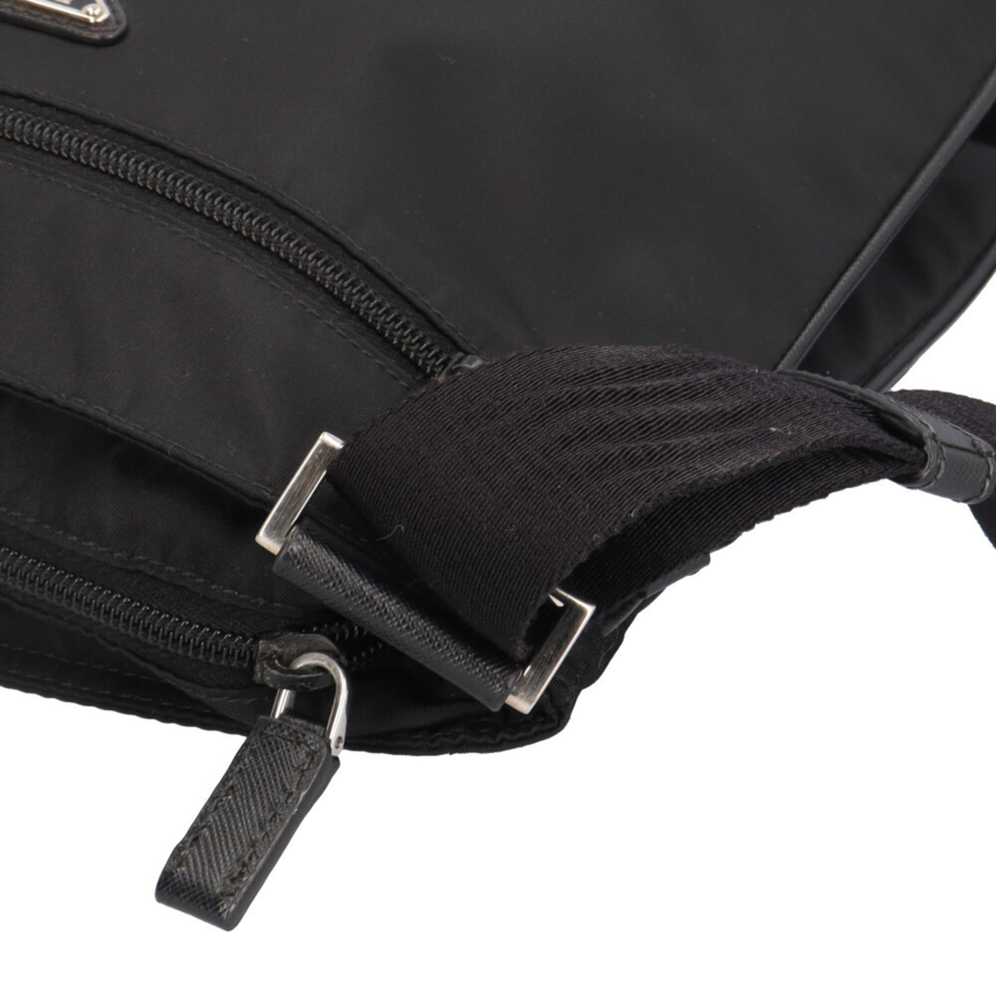 Prada Black Nylon Shoulder Bag (Pre-Owned)