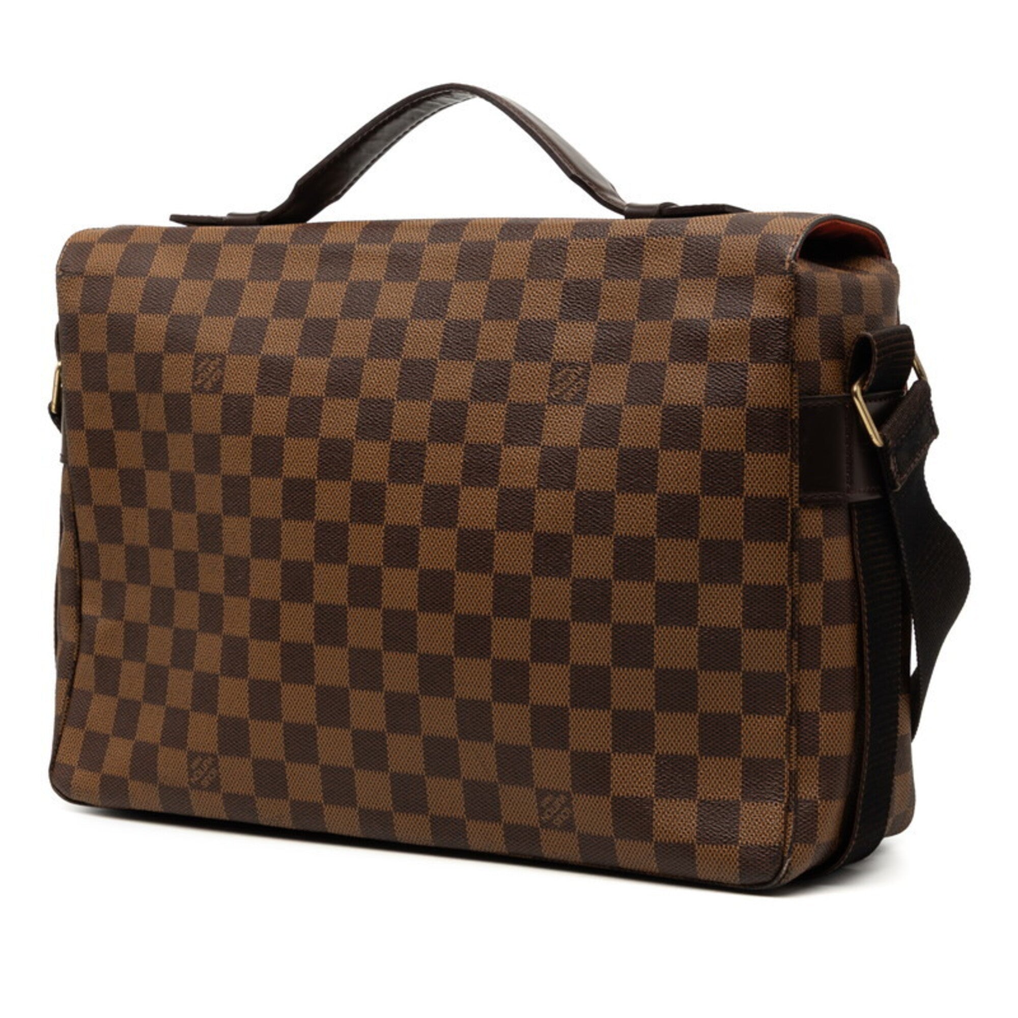 Louis Vuitton Brown Pvc Leather Handbag Shoulder Bag (Pre-Owned)