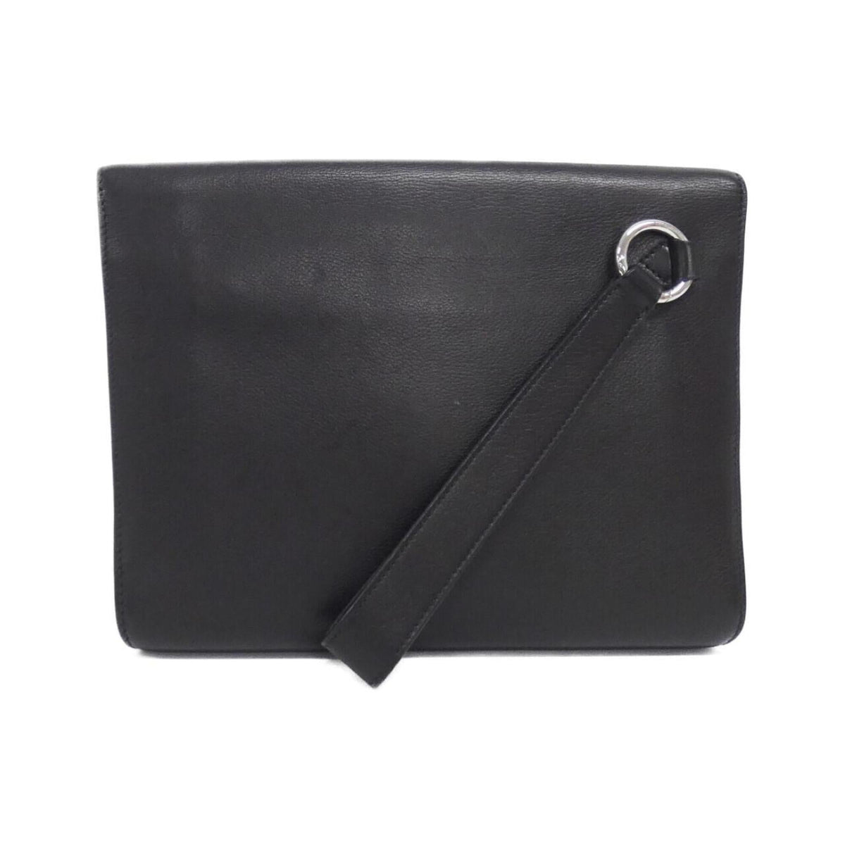 Hermes Black Evergrain Leather Handbag (Pre-Owned)