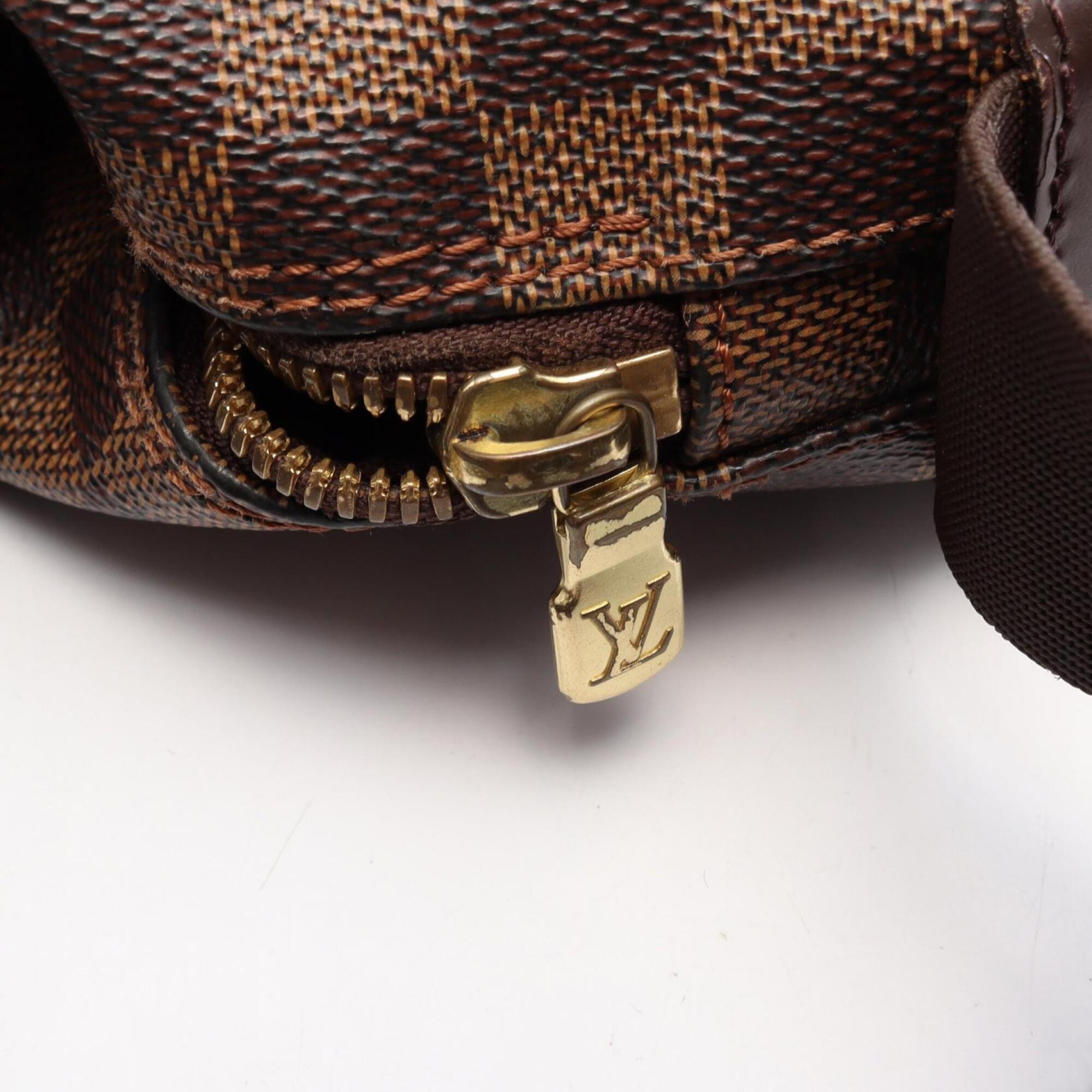 Louis Vuitton Brown Coated Canvas Pvc Leather Handbag Shoulder Bag (Pre-Owned)