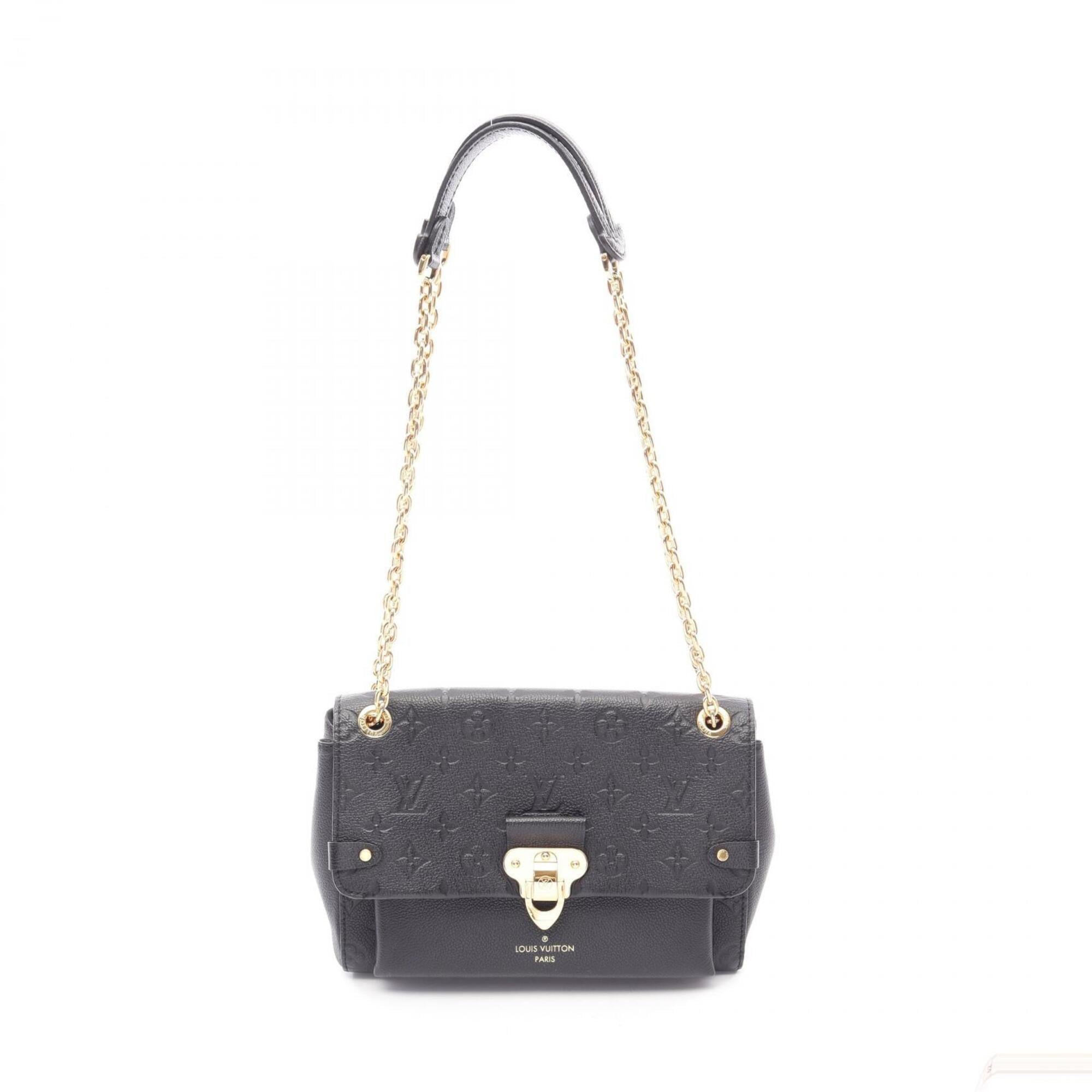 Louis Vuitton Black Monogram Empreinte Leather Handbag Shoulder Bag (Pre-Owned)