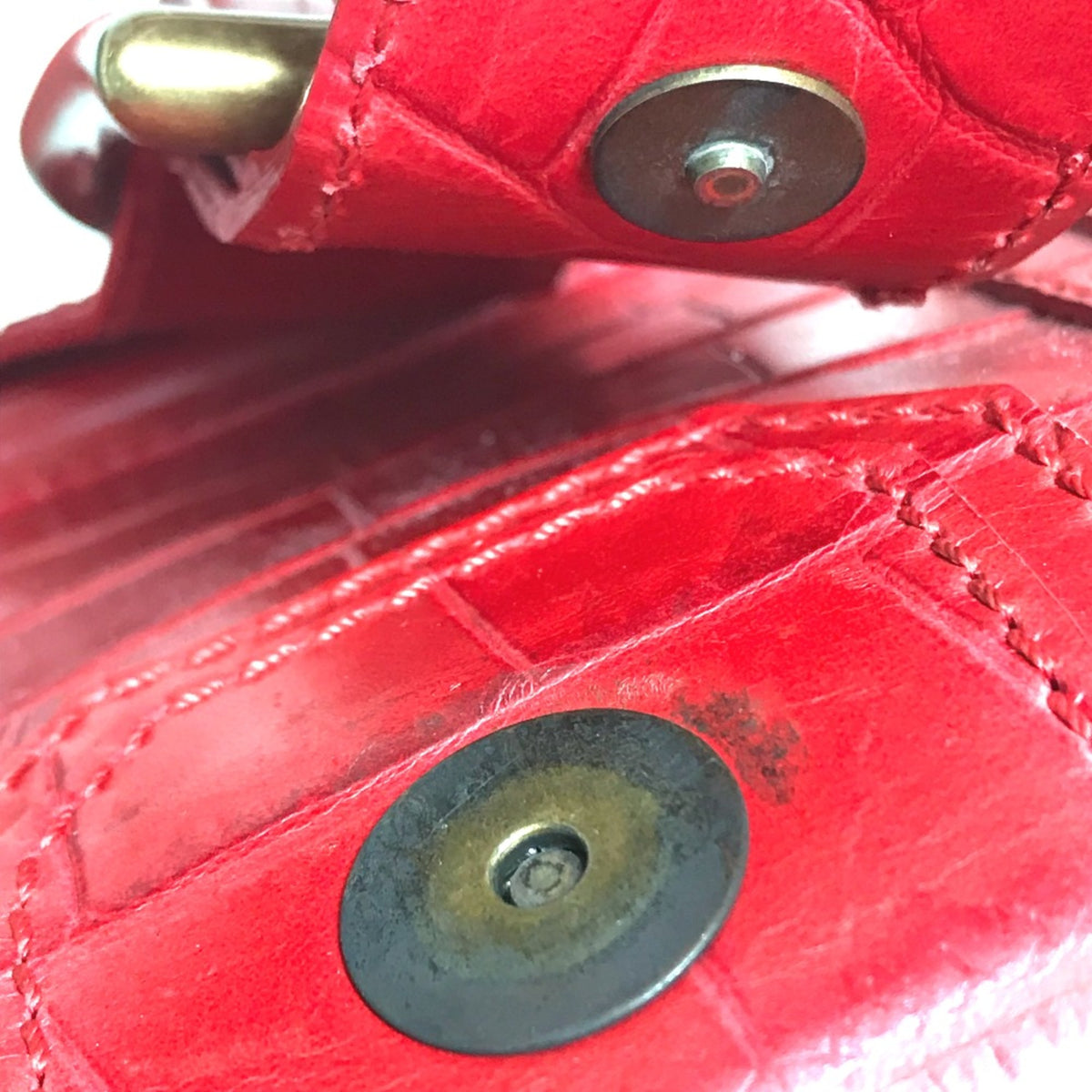 Celine Red Leather Handbag (Pre-Owned)