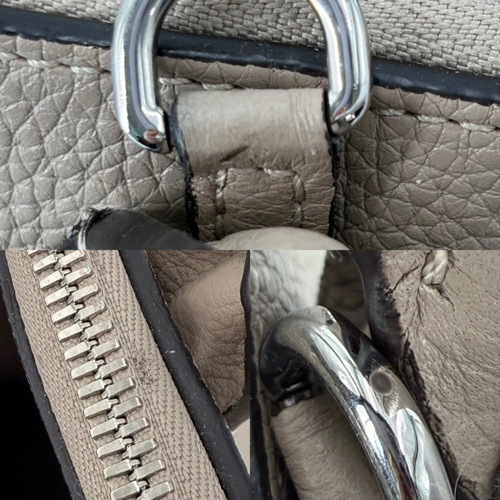Louis Vuitton Beige Galle Leather Handbag Shoulder Bag (Pre-Owned)