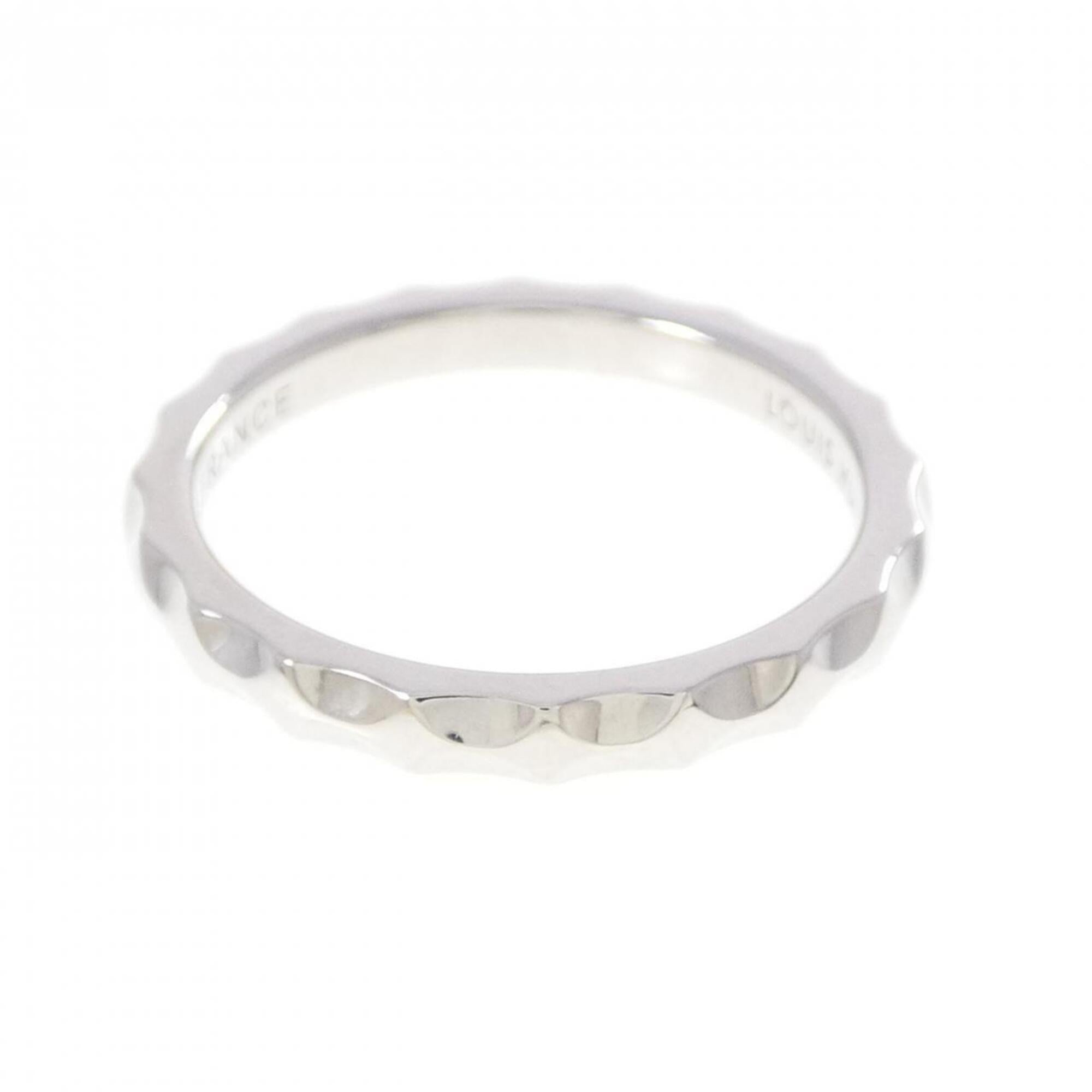 Louis Vuitton White Gold White Gold (18K) Band Ring (Pre-Owned)