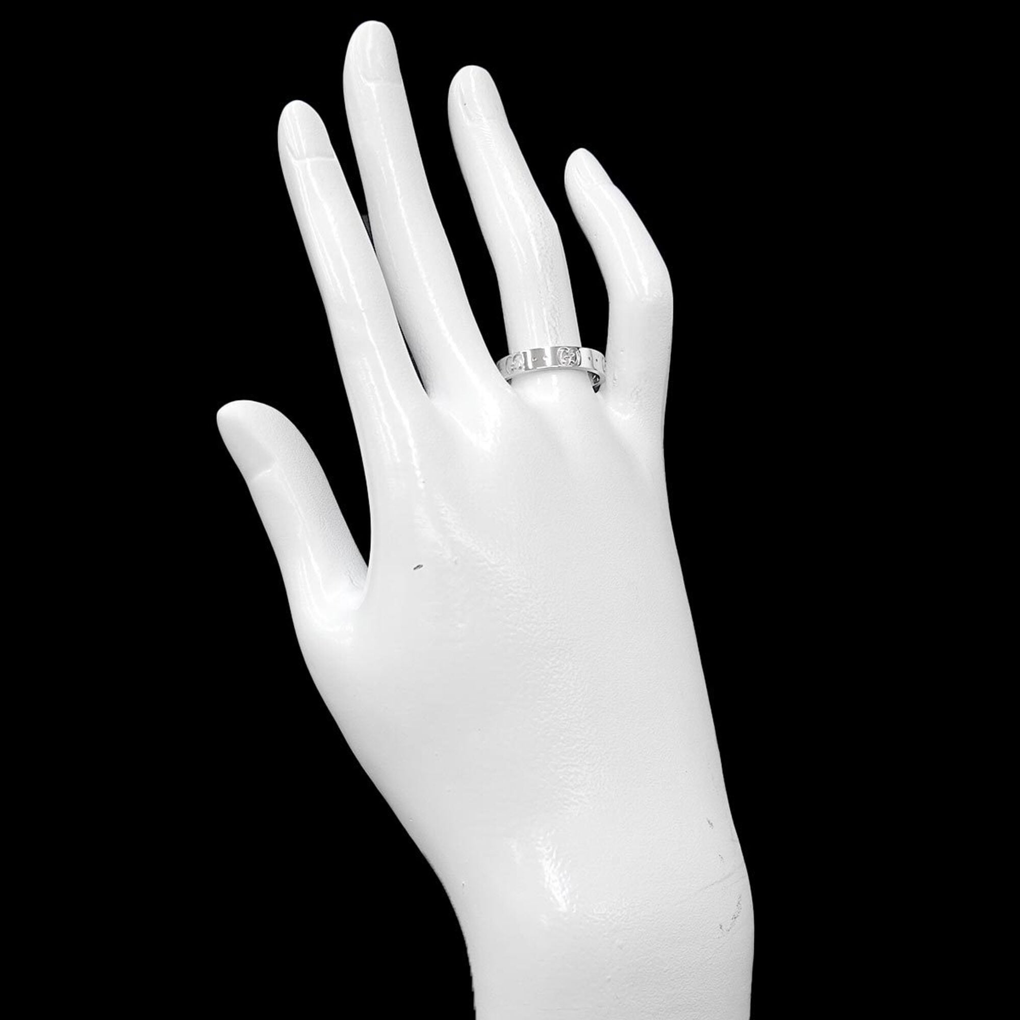 Gucci White Gold (18K) Band Ring (Pre-Owned)