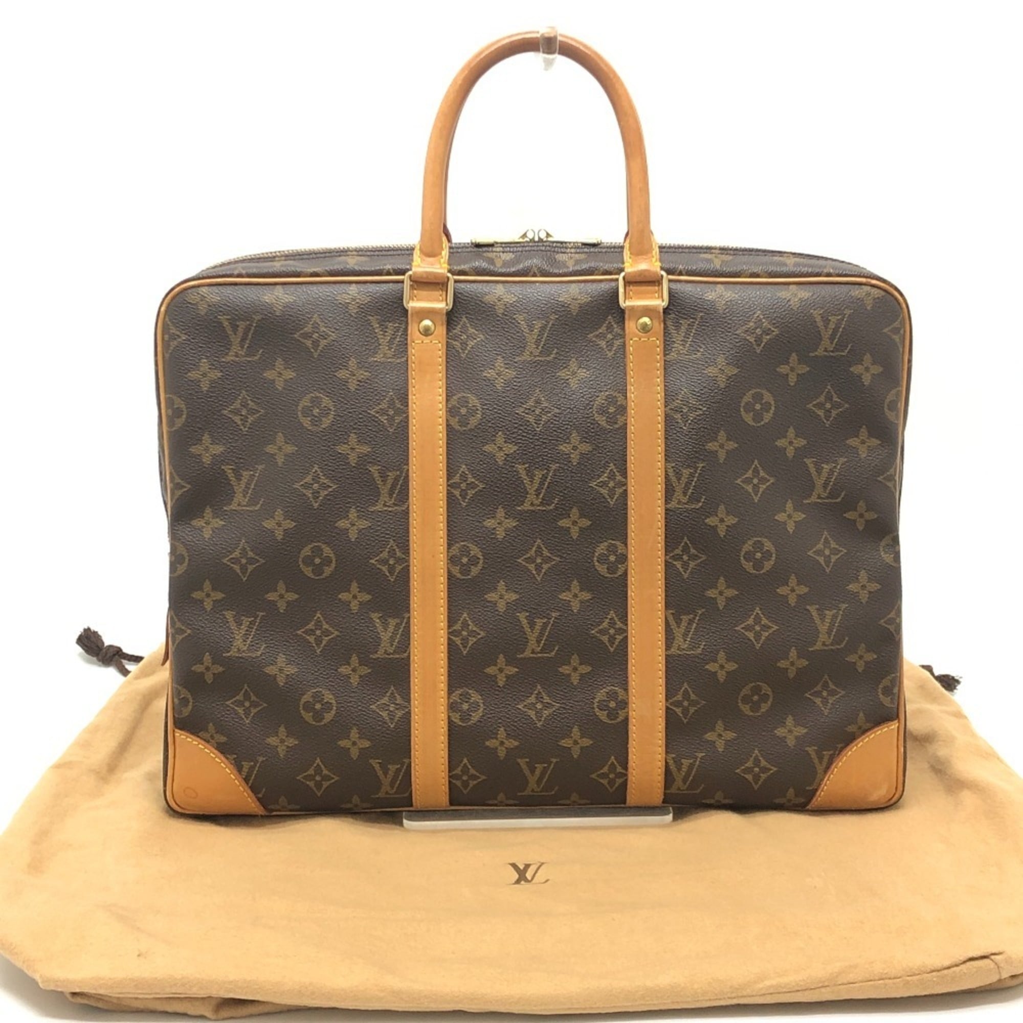 Louis Vuitton Brown Monogram Monogram Briefcase (Pre-Owned)