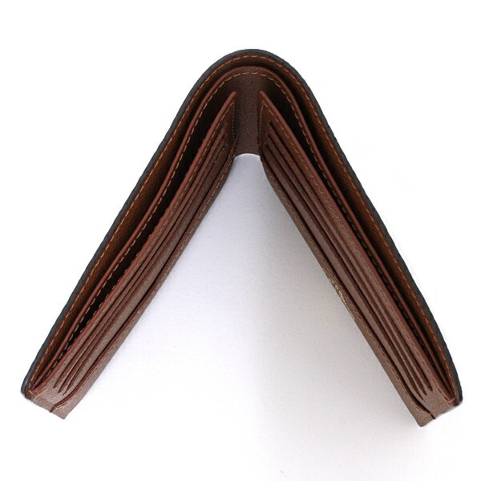 Louis Vuitton Monogram Chocolate Monogram Canvas Leather Wallet (Bi-Fold) (Pre-Owned)