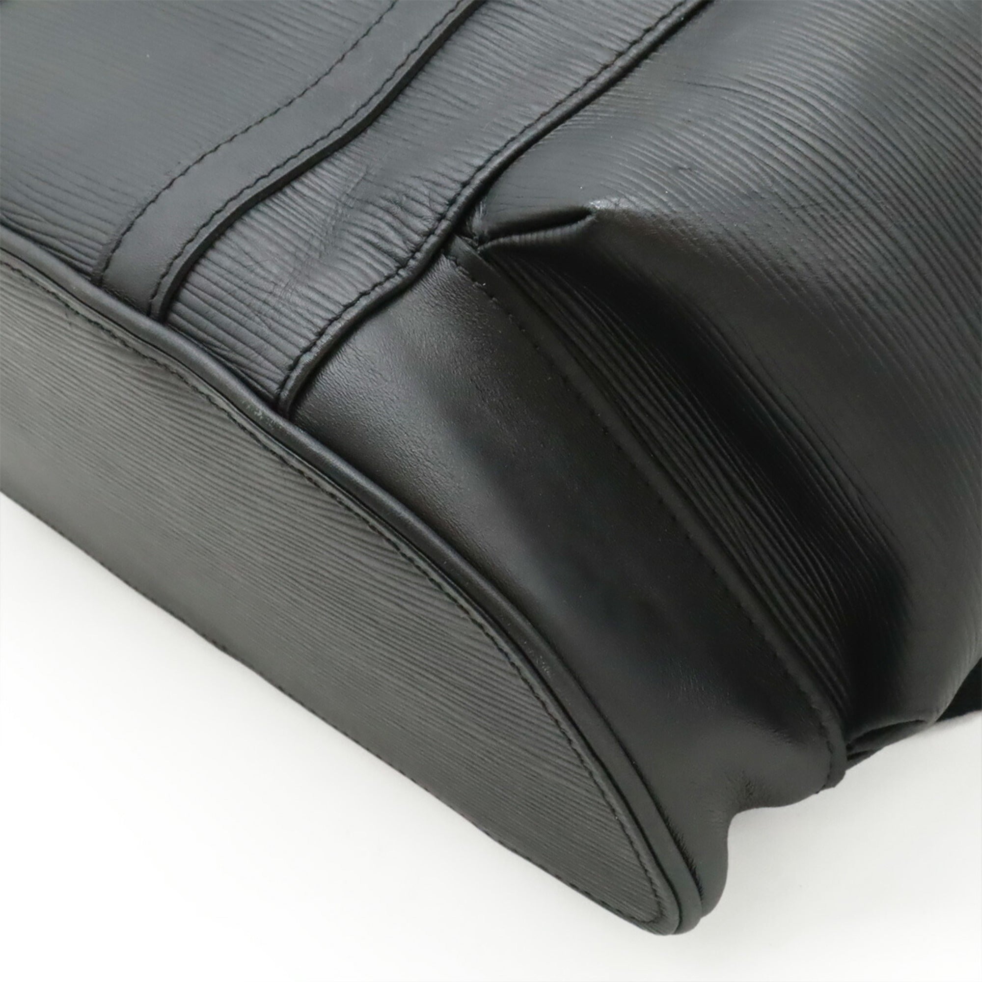 Louis Vuitton Black Noir Epi Leather Backpack (Pre-Owned)