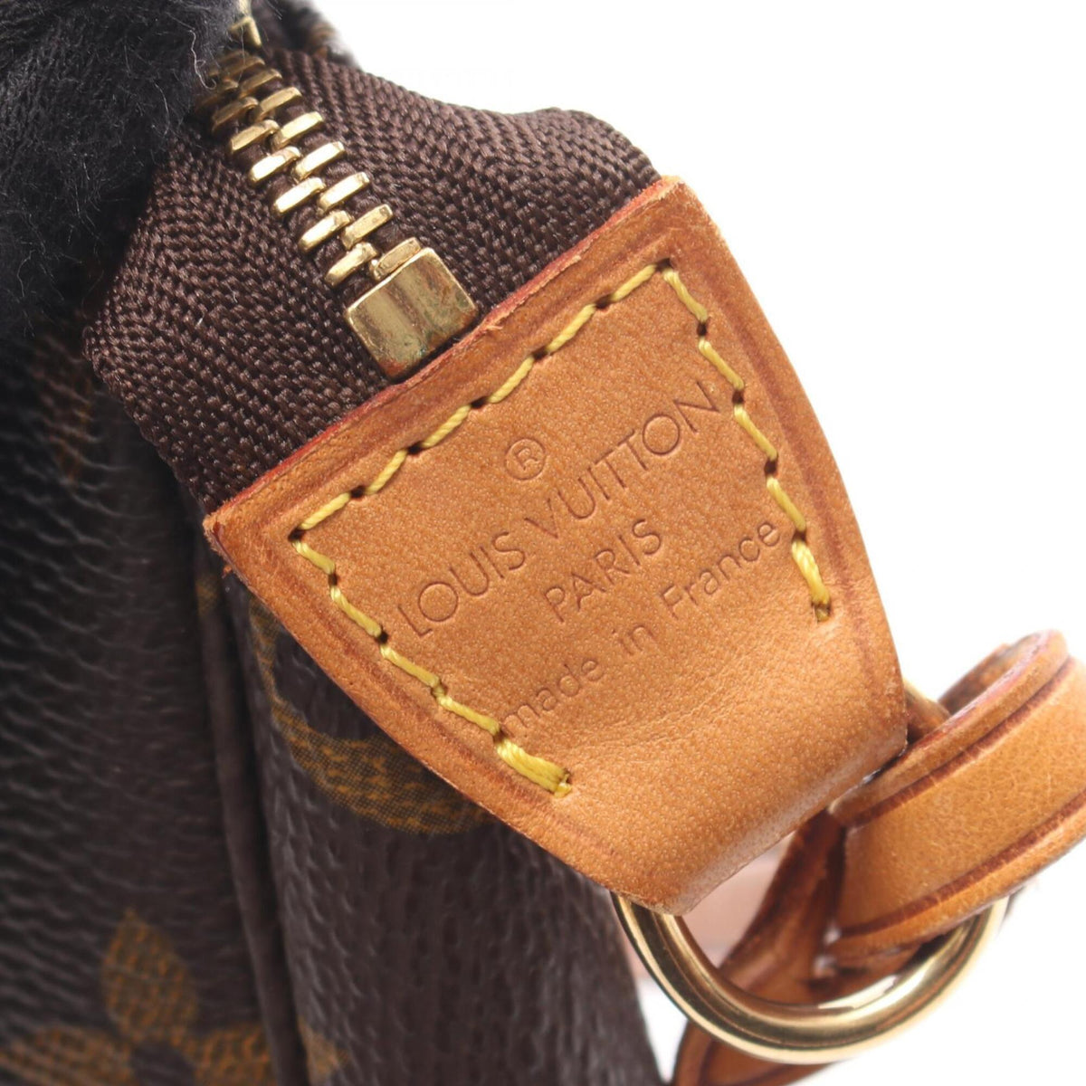 Louis Vuitton Brown Coated Canvas Leather Handbag (Pre-Owned)