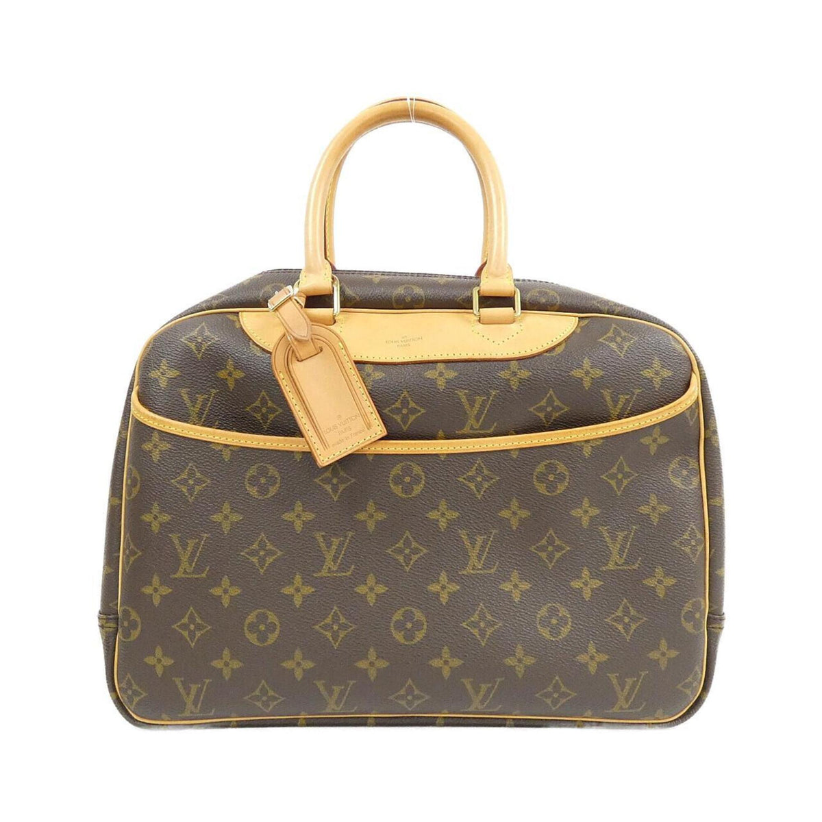 Louis Vuitton Brown Coated Canvas Handbag (Pre-Owned)