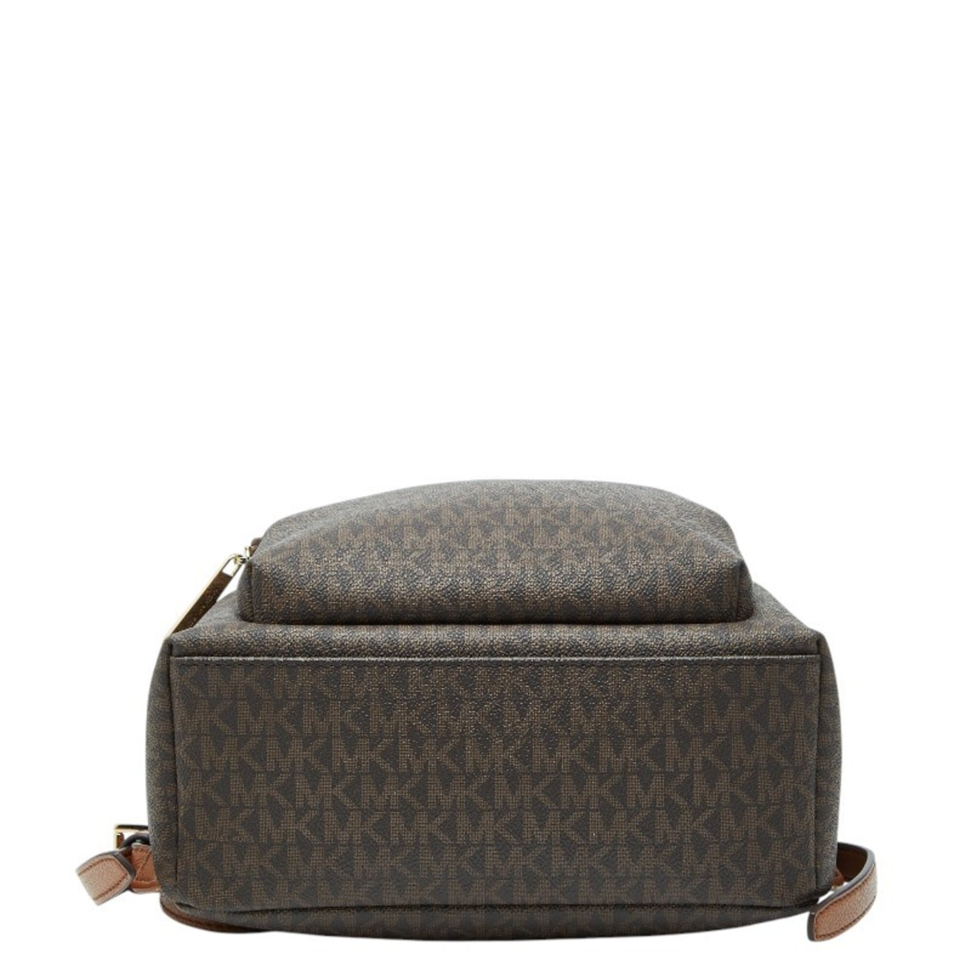 Michael Kors Brown Pvc Leather Backpack (Pre-Owned)