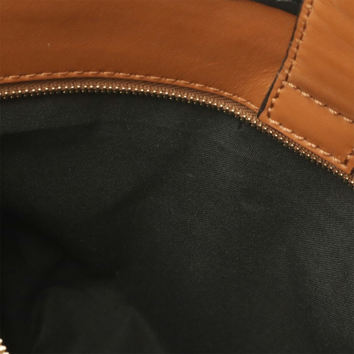 Fendi Black Brown Leather Handbag Shoulder Bag (Pre-Owned)