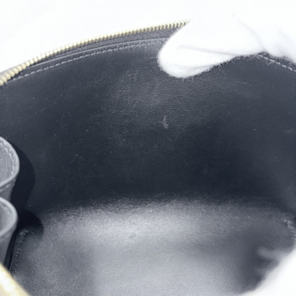 Celine Black Leather Pochette Shoulder Bag (Pre-Owned)