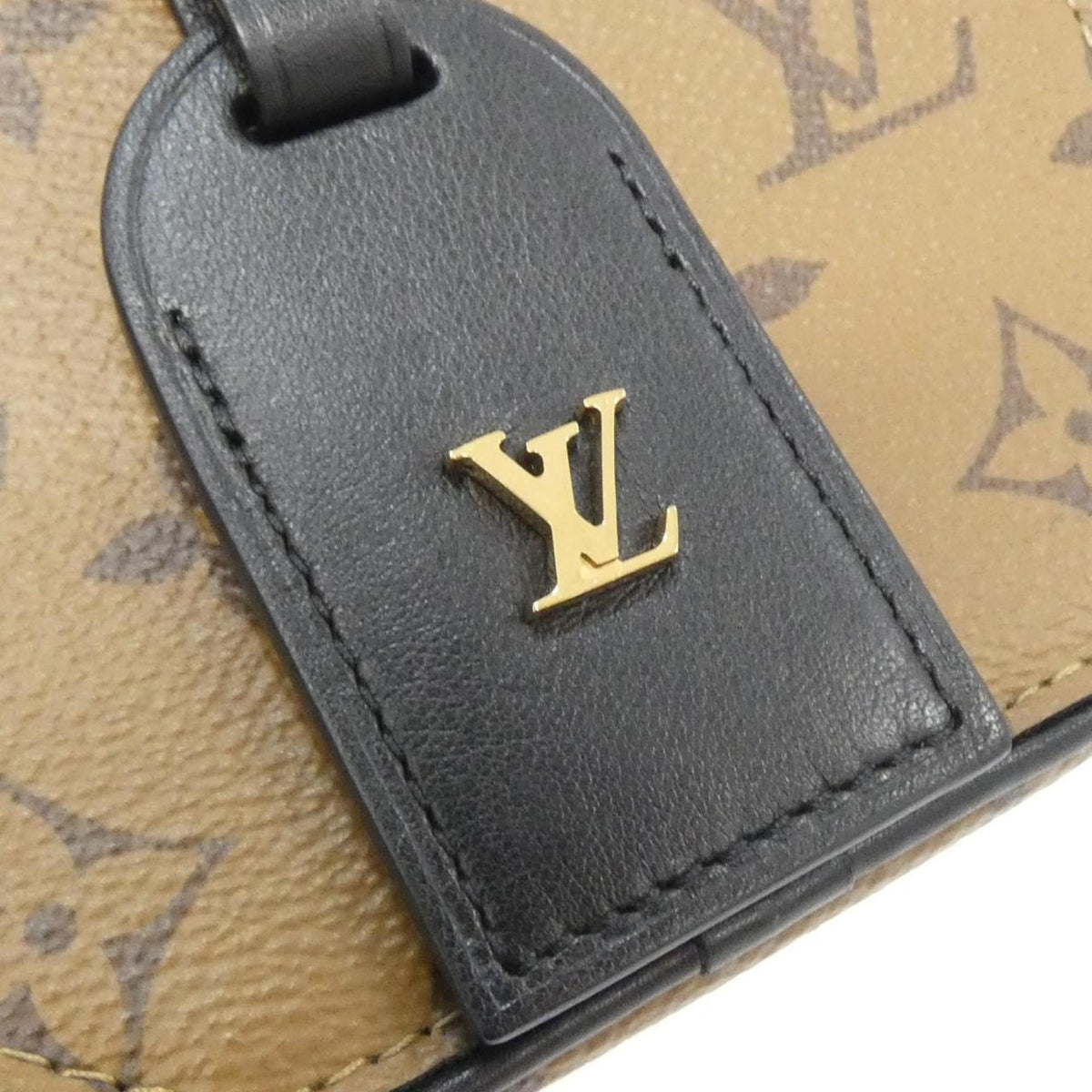 Louis Vuitton Monogram Reverse Marron Coated Canvas Shoulder Bag (Pre-Owned)