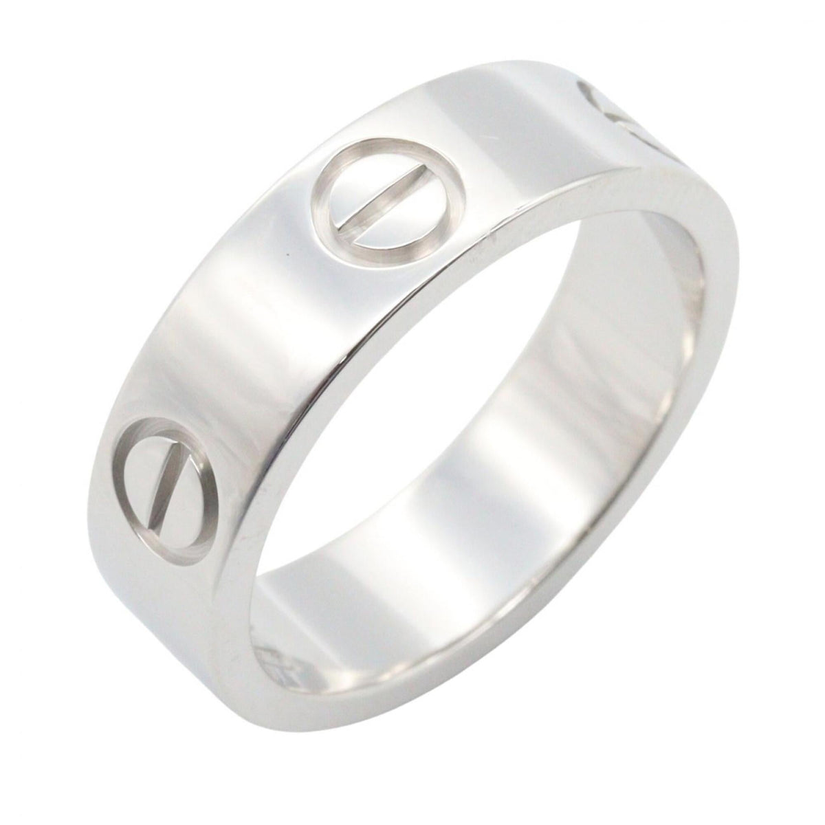 Cartier Silver White Gold (18K) Band Ring (Pre-Owned)