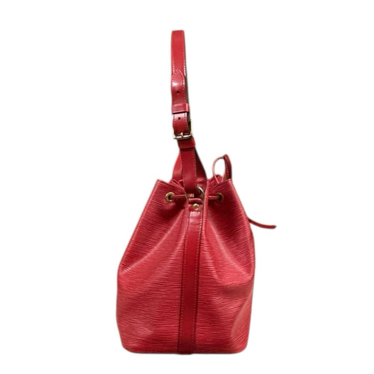 Louis Vuitton Castilian Red Red Color Epi Leather Shoulder Bag (Pre-Owned)