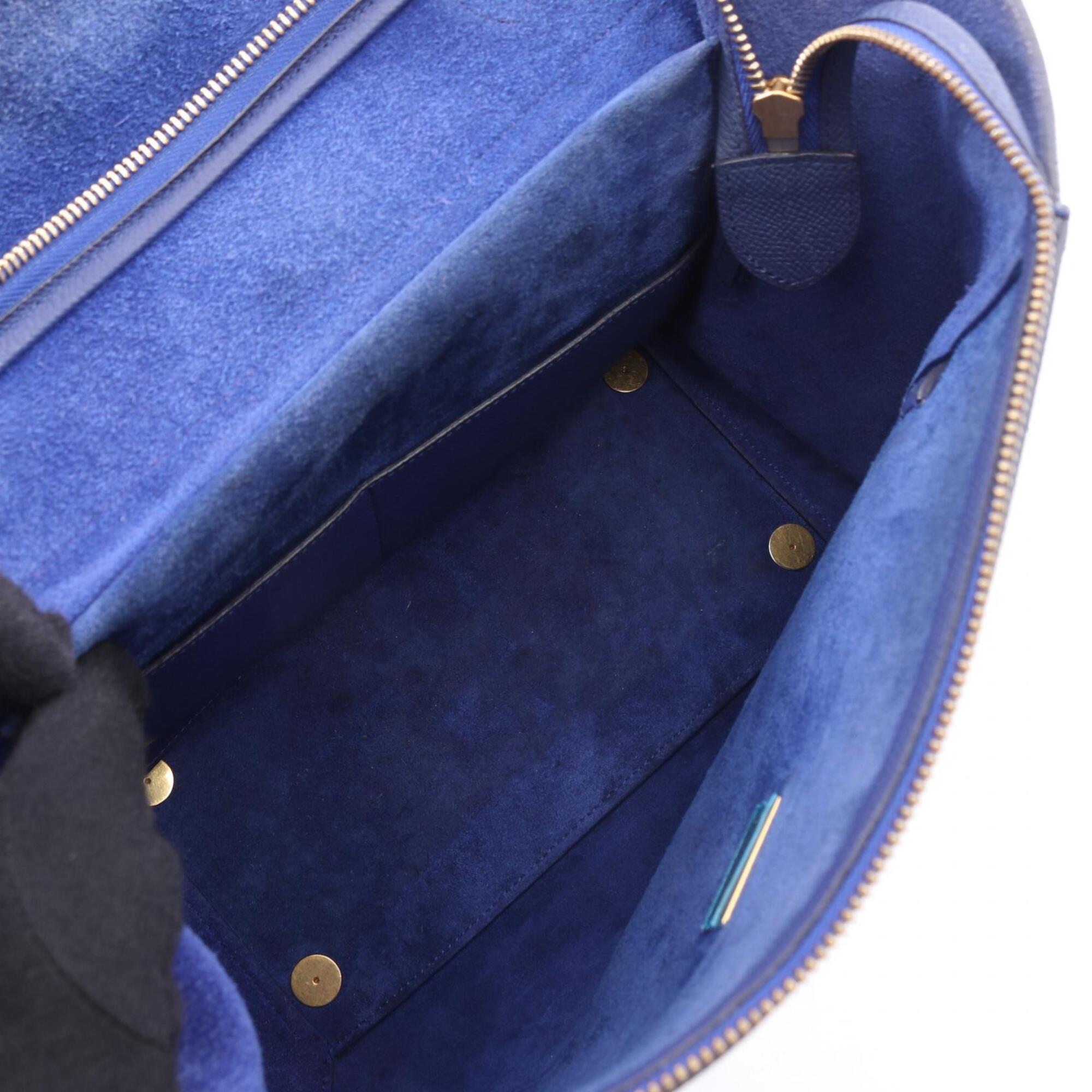 Celine Blue Leather Handbag (Pre-Owned)