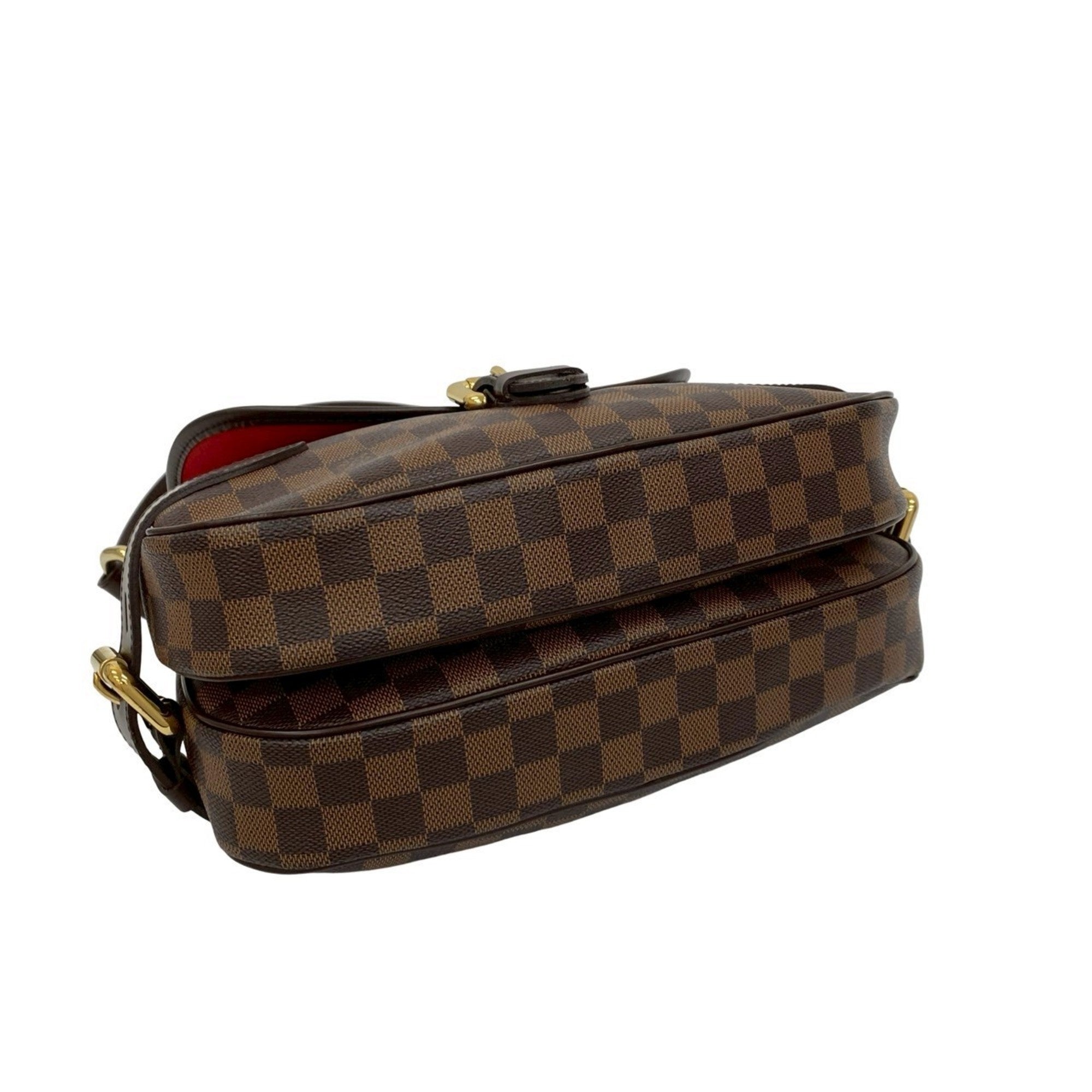 Louis Vuitton Brown Leather Pvc Shoulder Bag Tote Bag (Pre-Owned)
