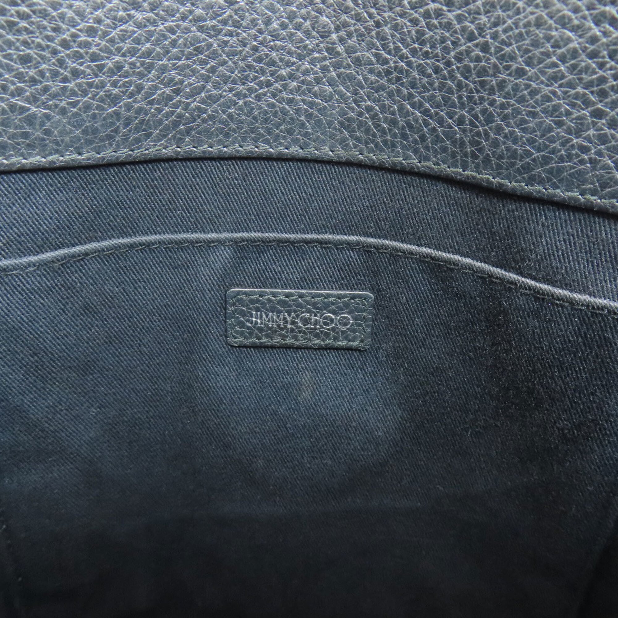 Jimmy Choo Black Leather Tote Bag (Pre-Owned)