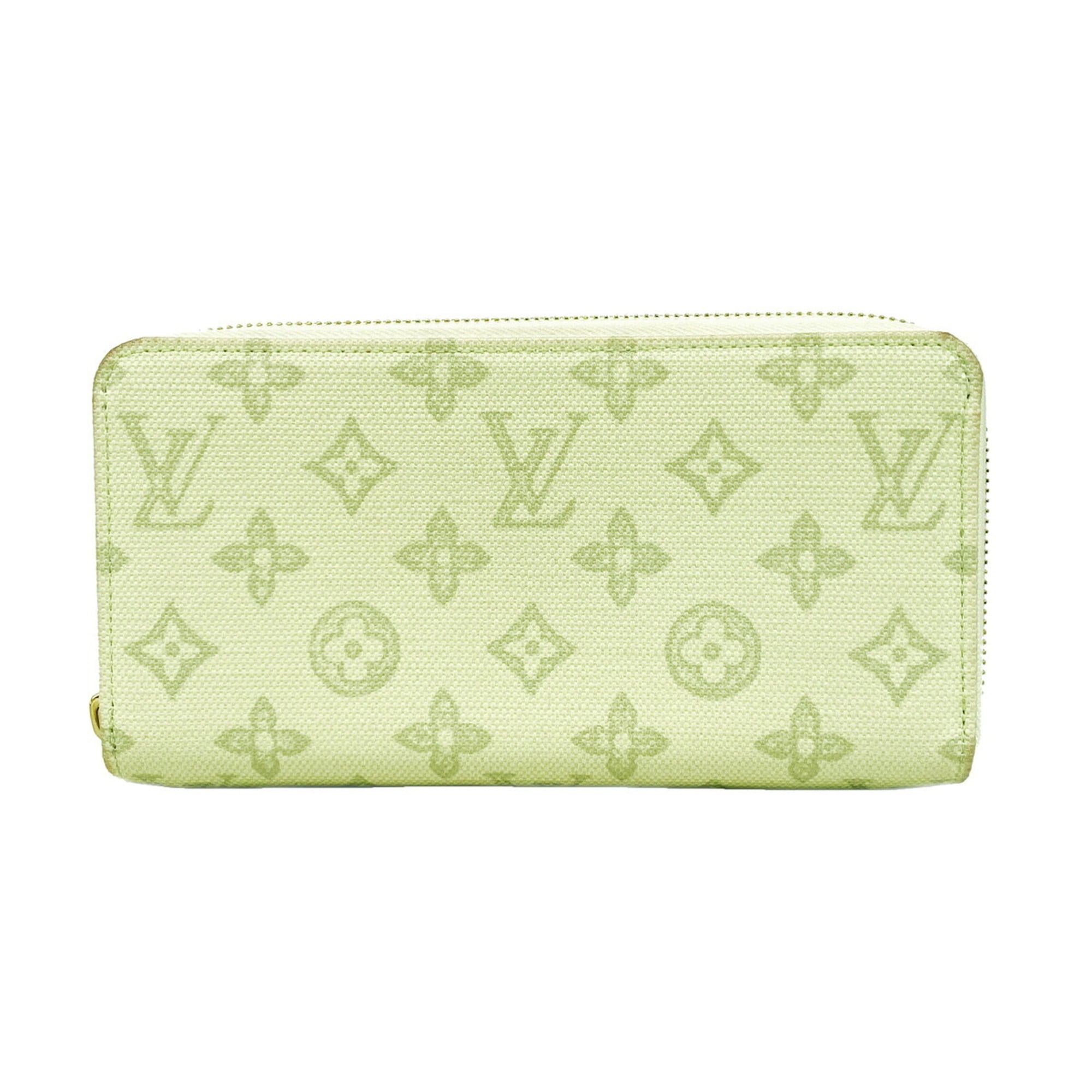 Louis Vuitton Green Long Wallet (Bi-Fold) (Pre-Owned)