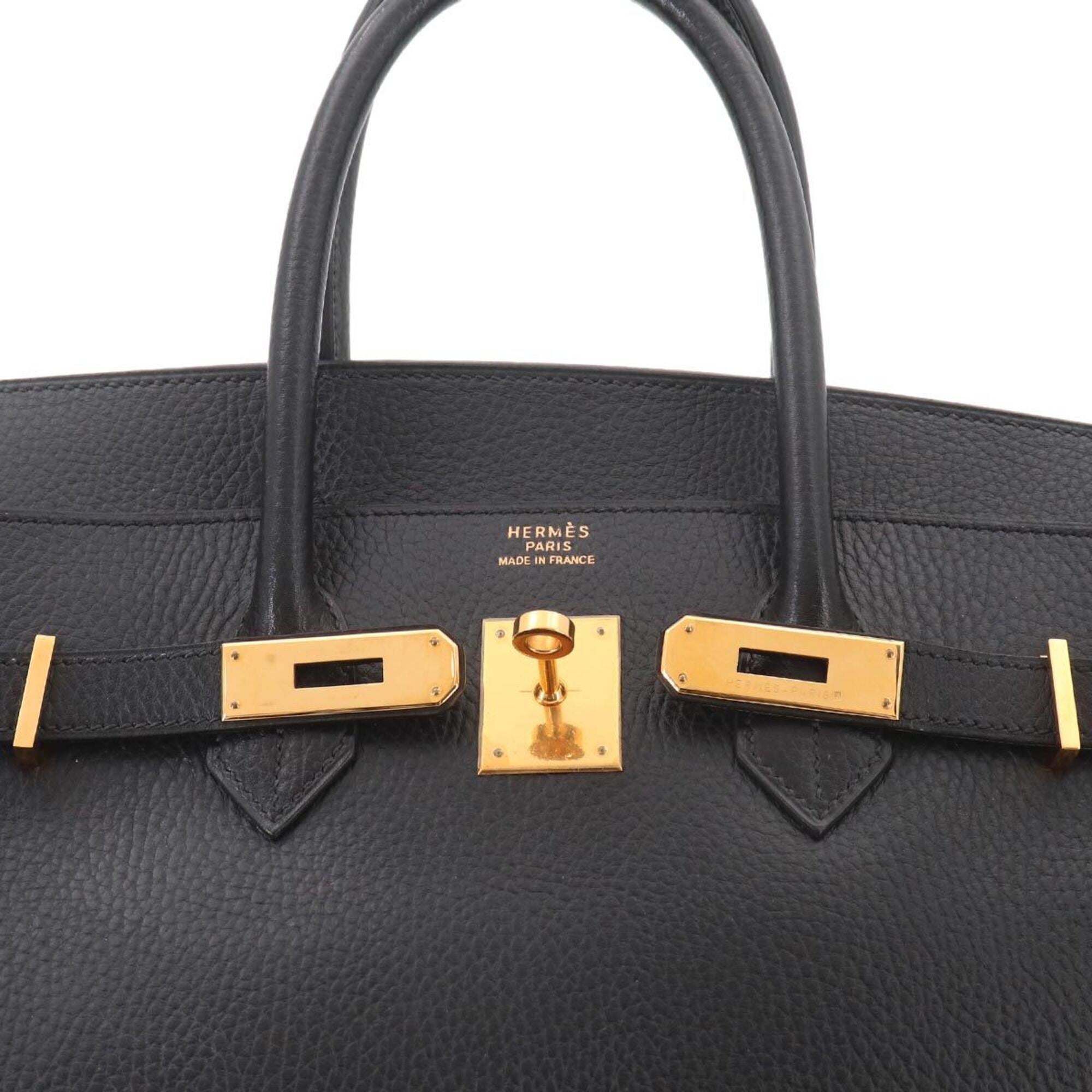 Hermes Black Ardennes Leather Handbag (Pre-Owned)
