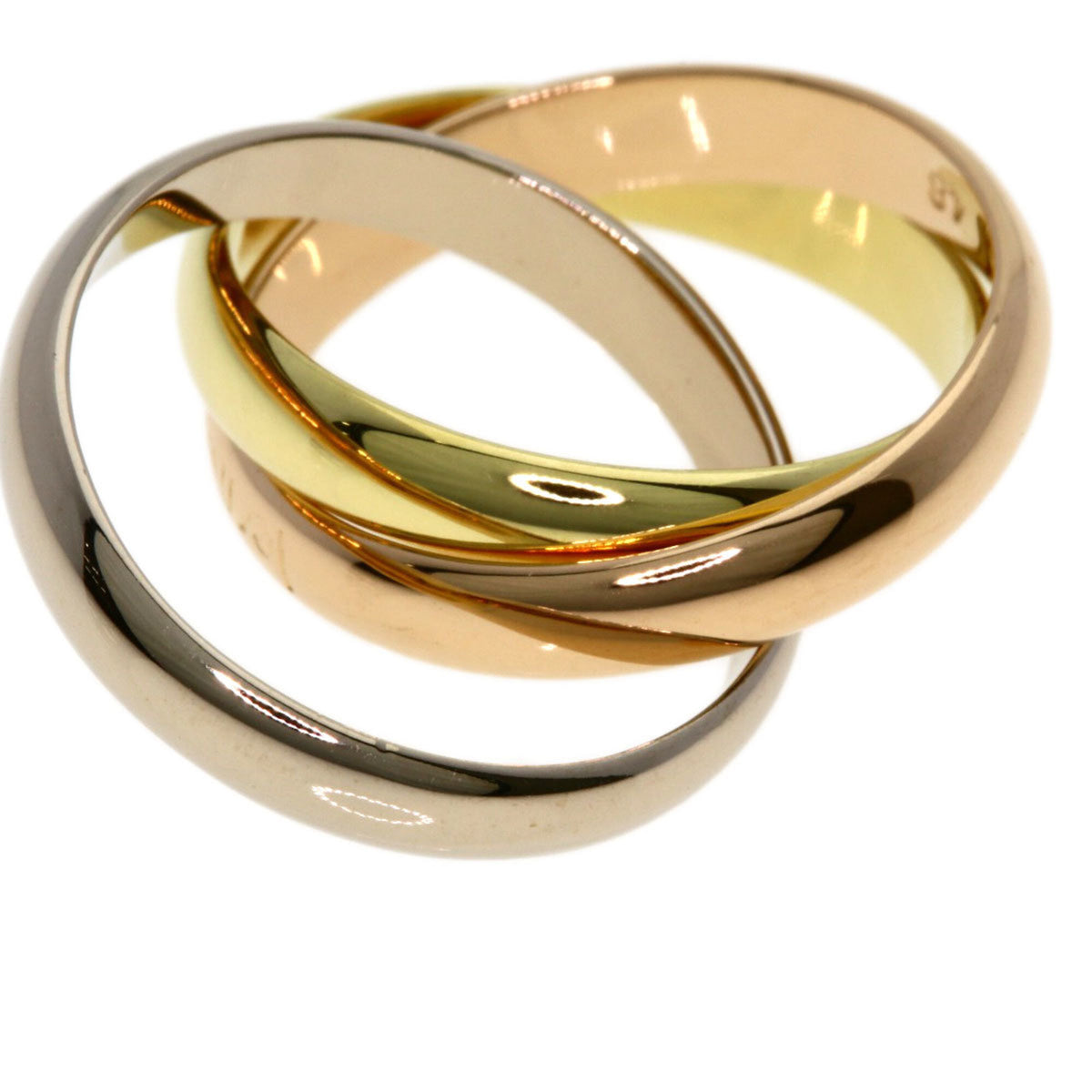 Cartier Trinity Yellow Gold (18K) Pink Gold (18K) White Gold (18K) Band Ring (Pre-Owned)
