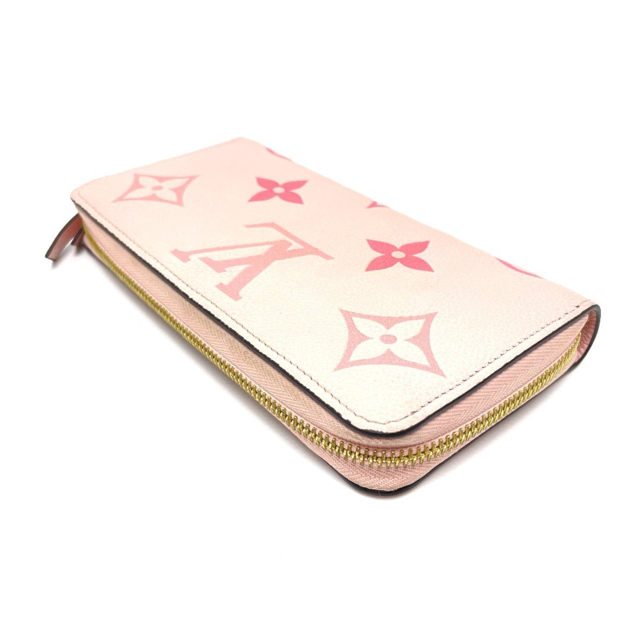 Louis Vuitton Monogram Empreinte Pink Monogram Empreinte Long Wallet (Bi-Fold) (Pre-Owned)