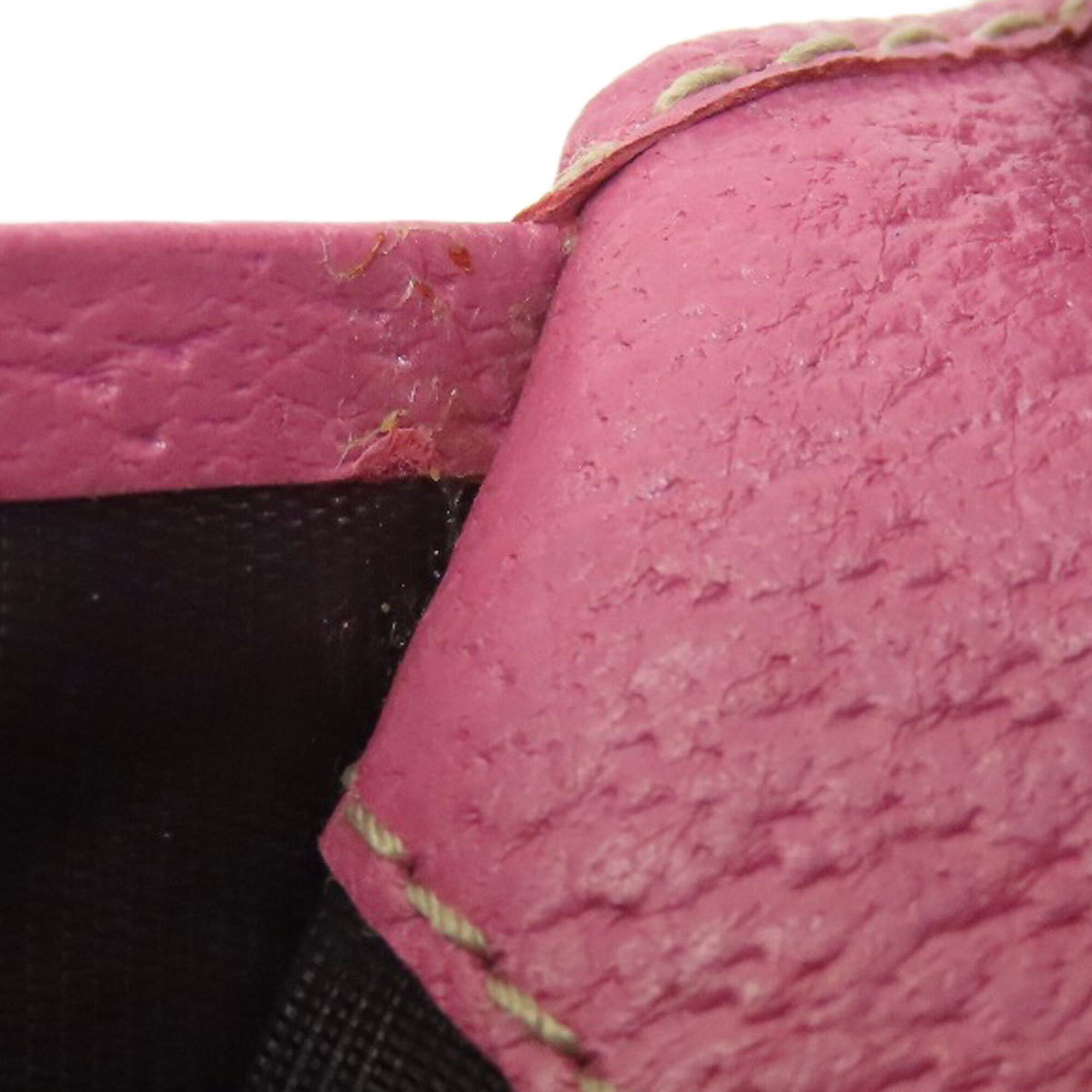 Gucci Brown Pink Canvas Leather Wallet (Bi-Fold) (Pre-Owned)