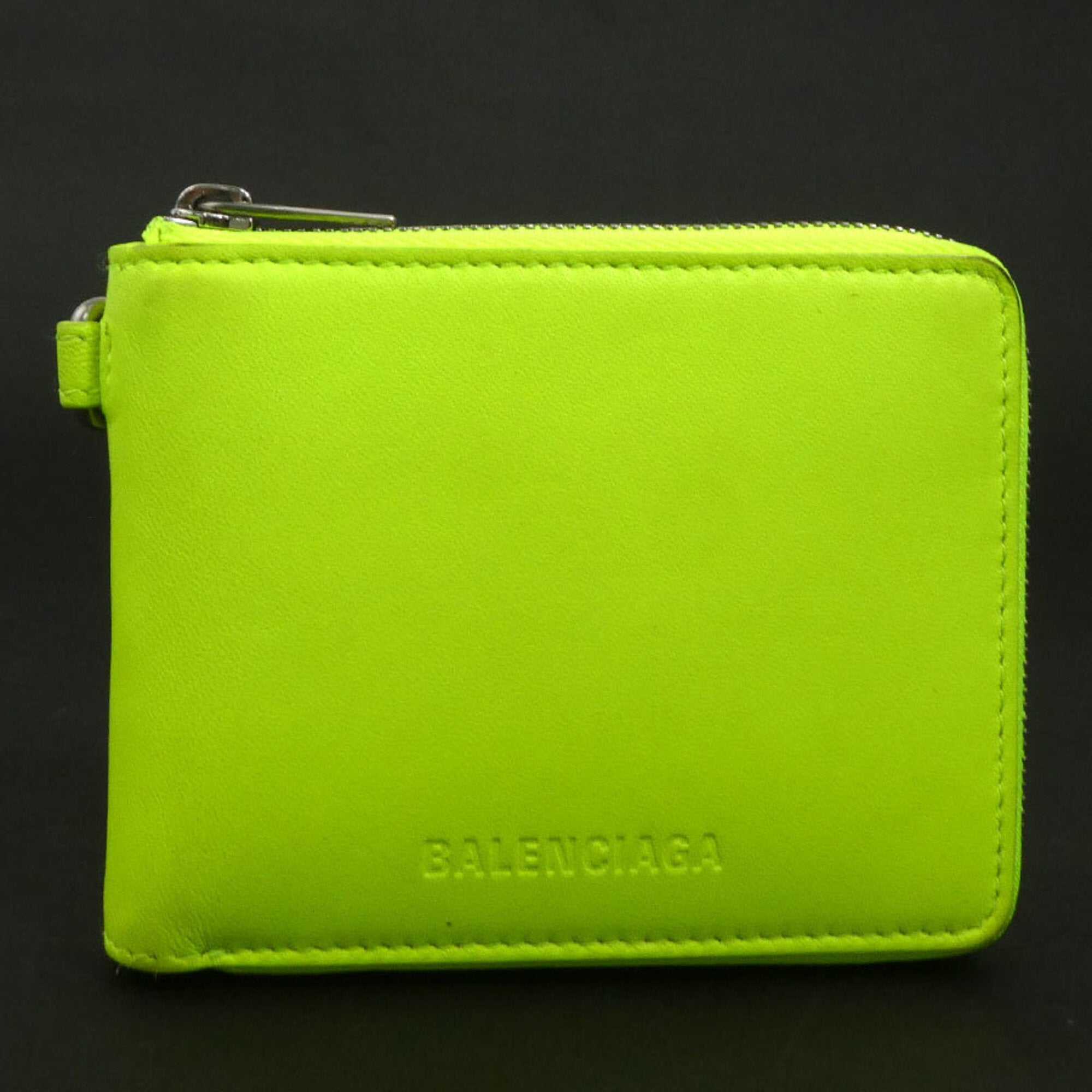 Balenciaga Yellow Leather Wallet (Bi-Fold) (Pre-Owned)