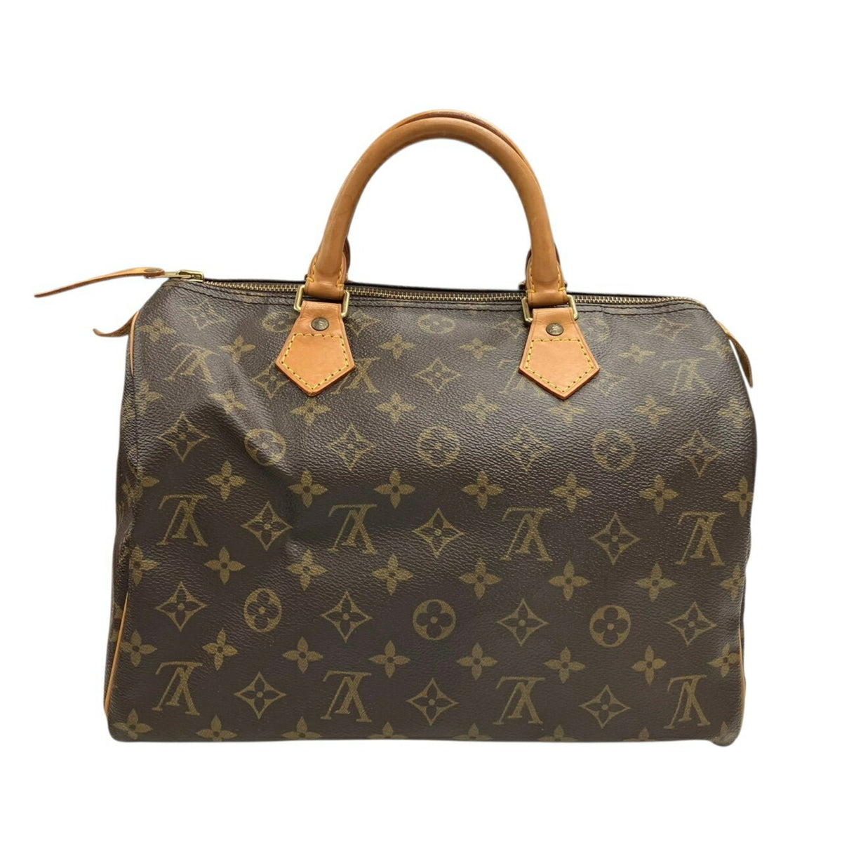 Louis Vuitton Brown Monogram Boston Bag Handbag (Pre-Owned)