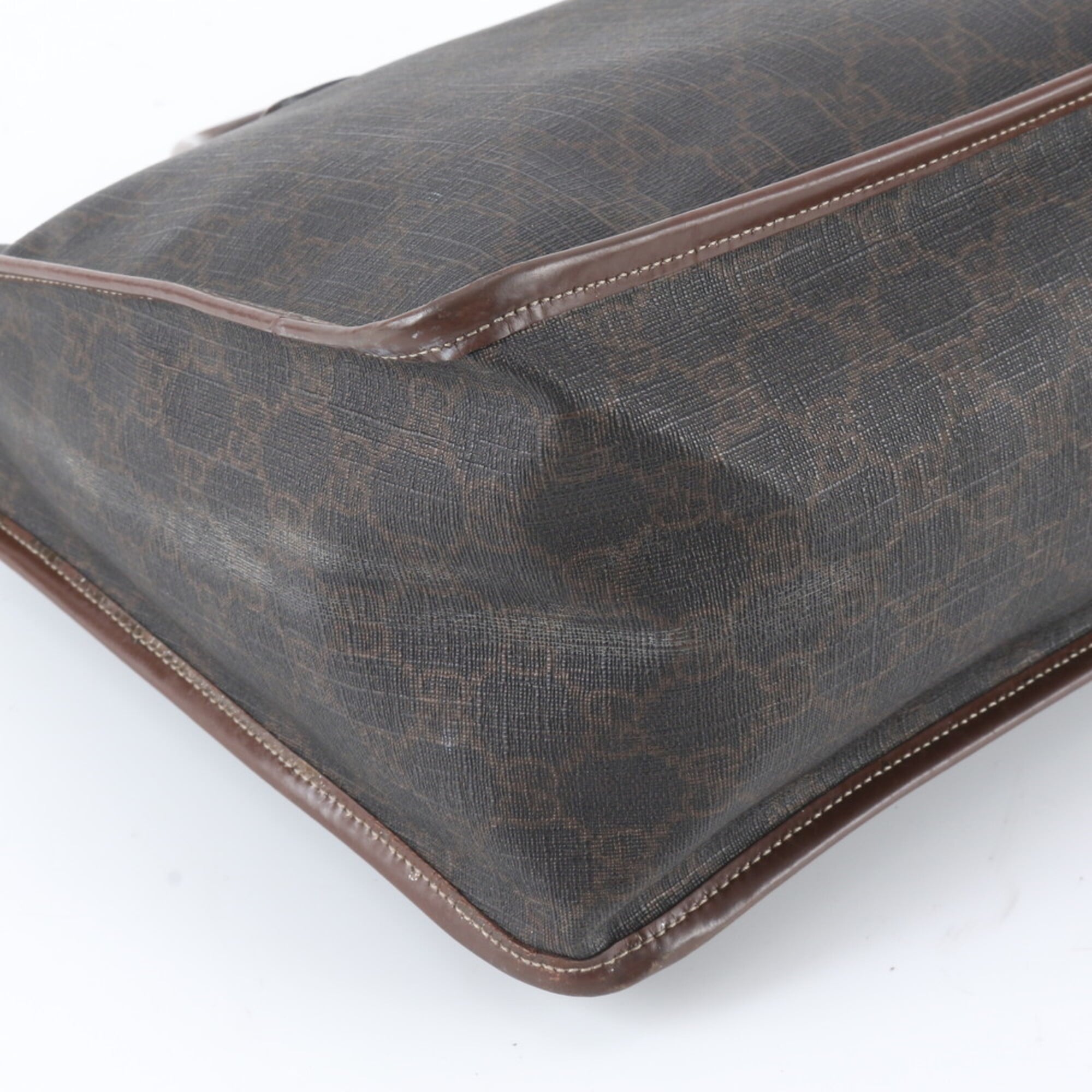 Gucci Brown Gg Supreme Handbag Tote Bag (Pre-Owned)