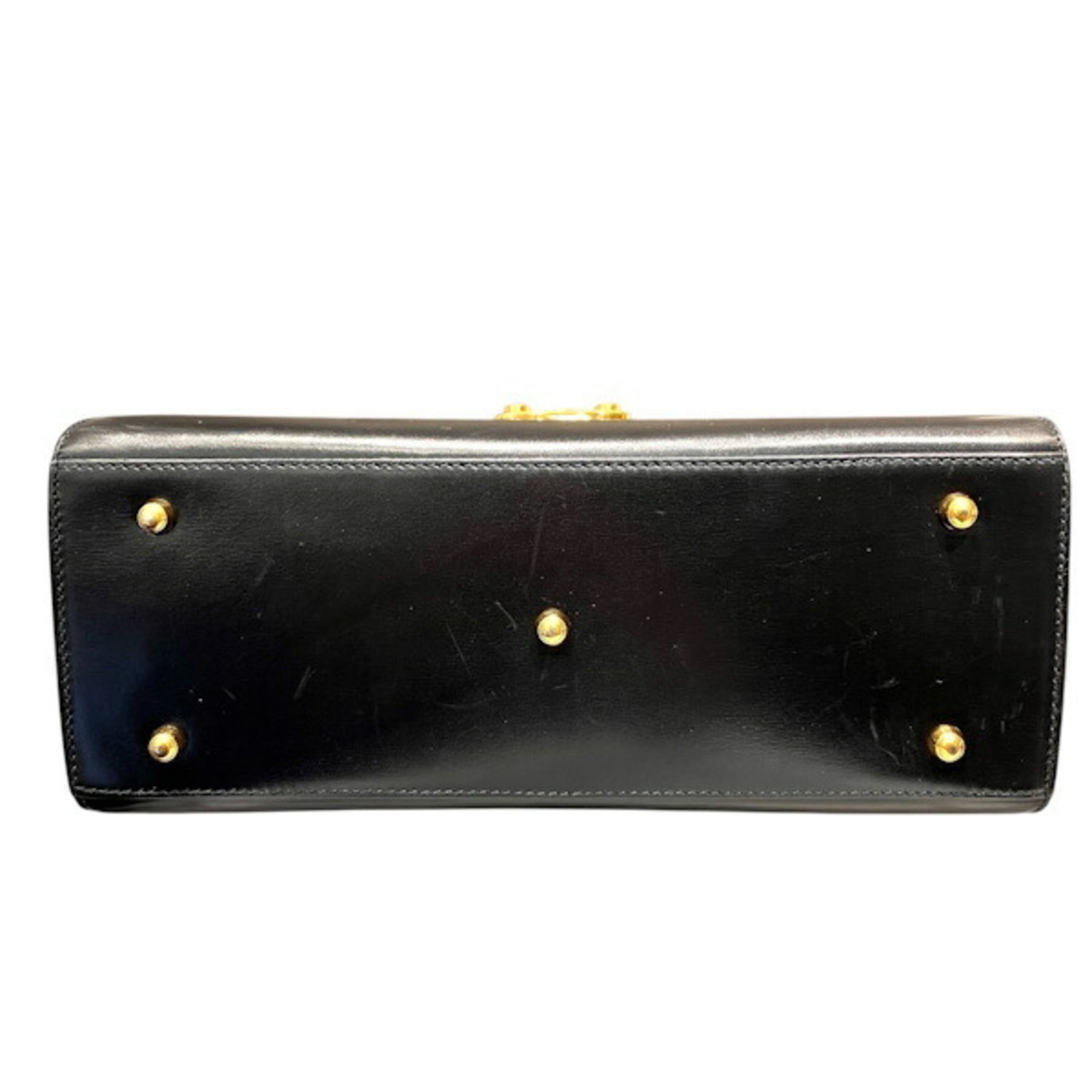 Gucci Black Leather Handbag (Pre-Owned)