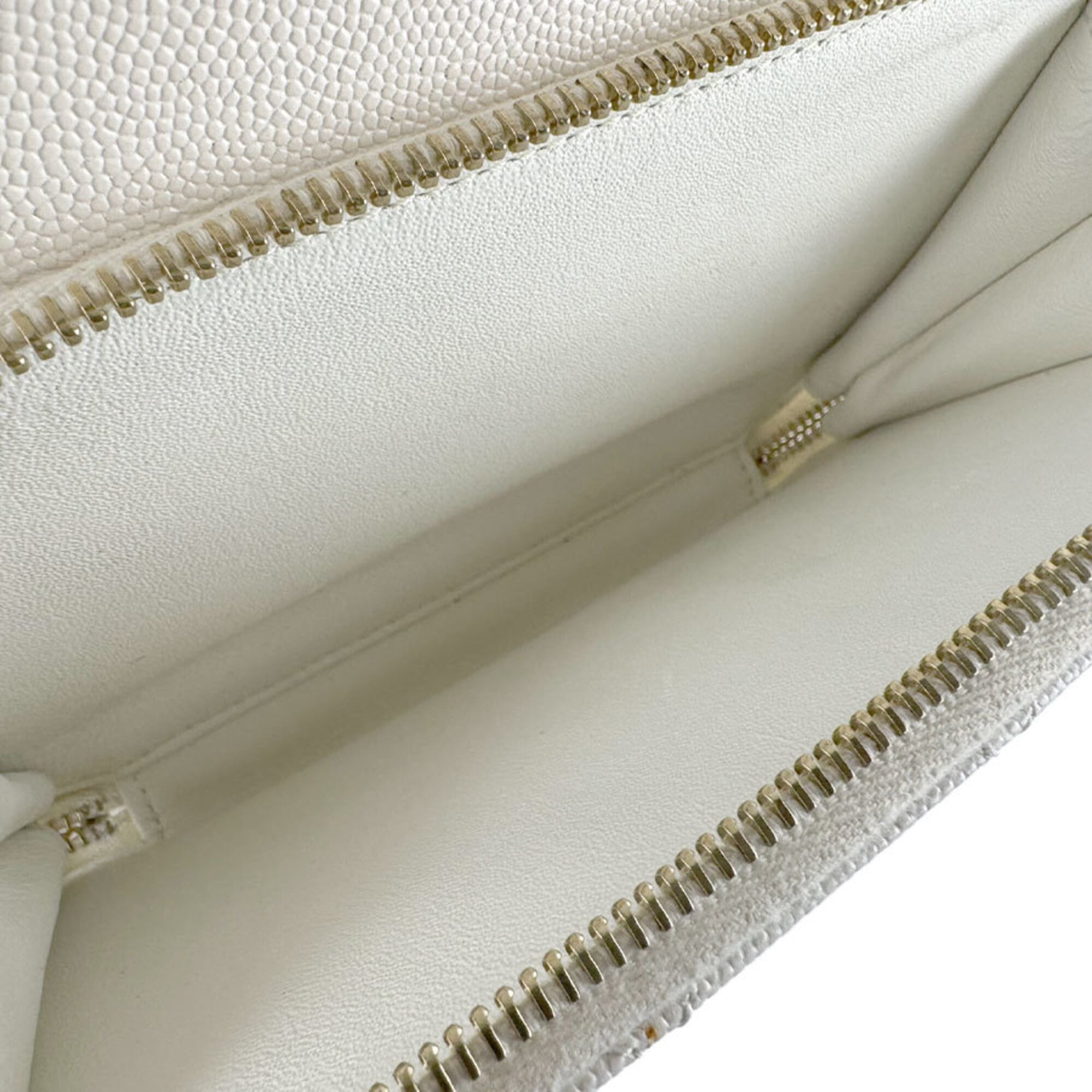 Chanel Ivory Grained Calfskin Backpack (Pre-Owned)