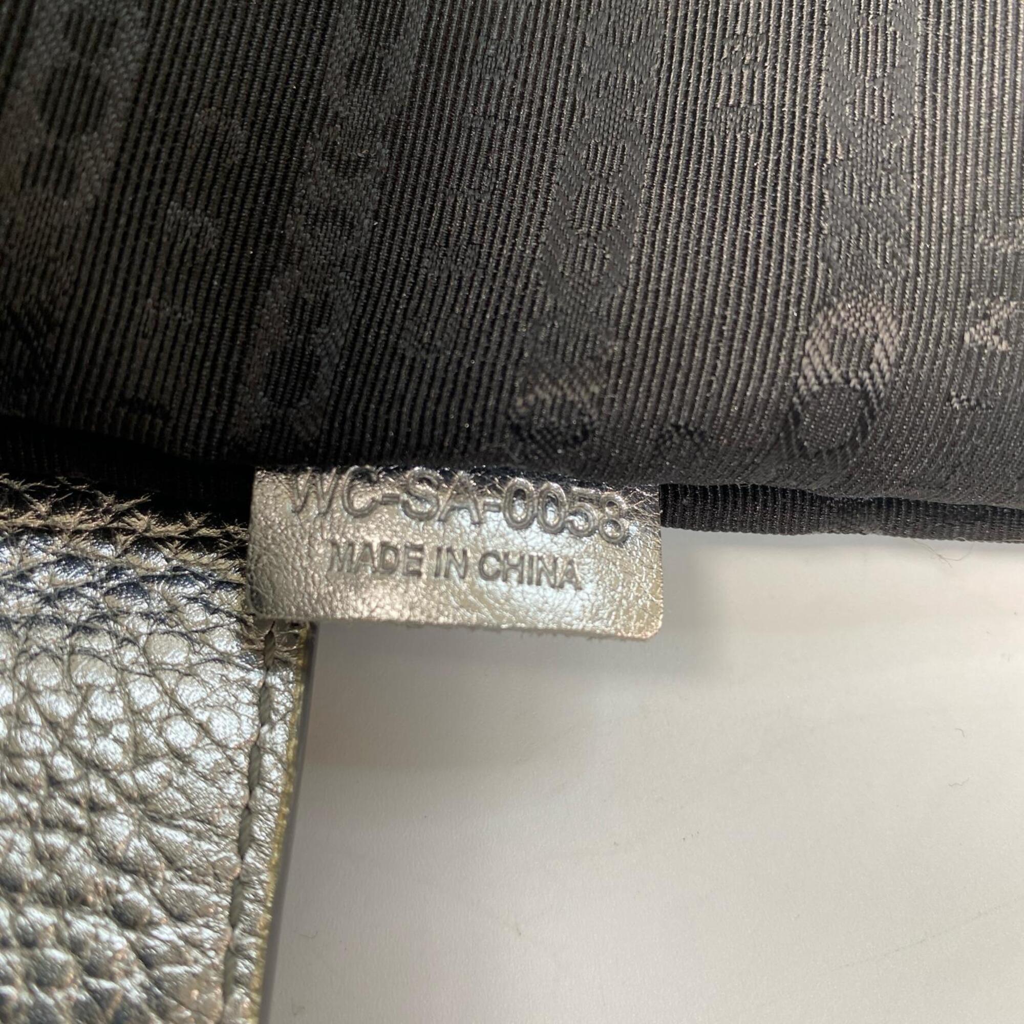 Celine Silver Leather Tote Bag (Pre-Owned)